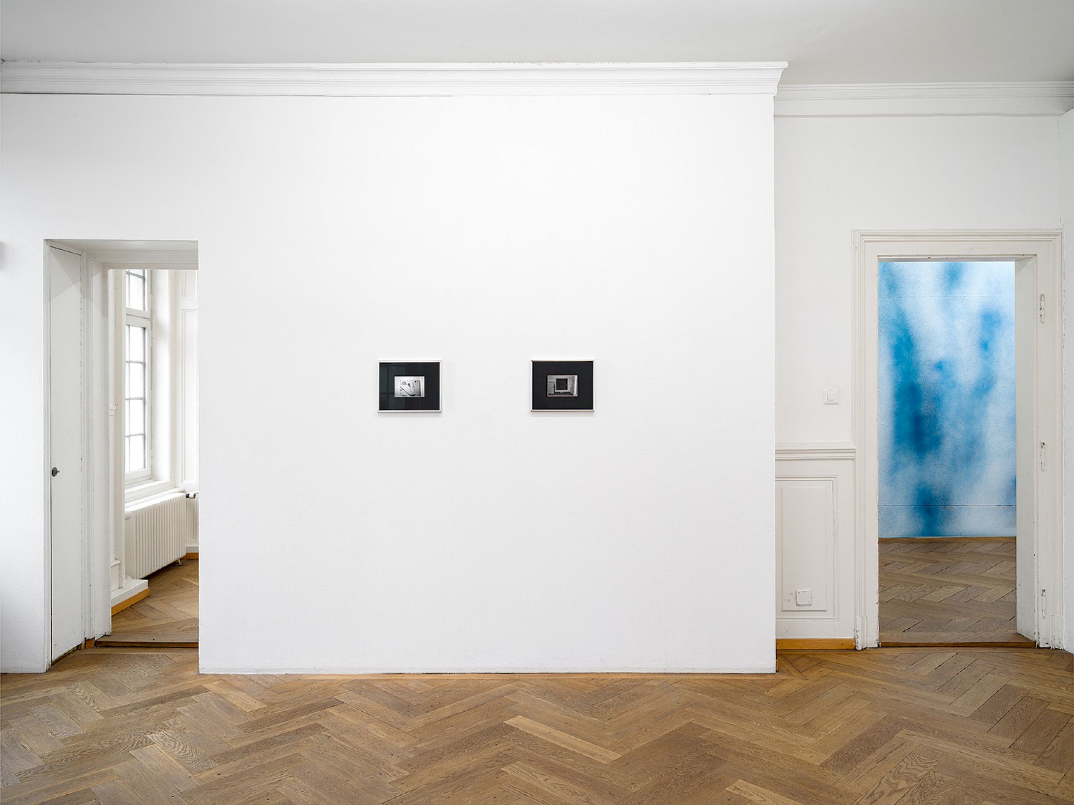 Exhibition View Group Show «Tracks and Traces ; view on Anastasia Pavlou, Basel Studio I & II, 2026» at Kunsthaus Langenthal, Langenthal, 2026 / Photo: Cedric Mussano / Courtesy: the artist and Kunsthaus Langenthal