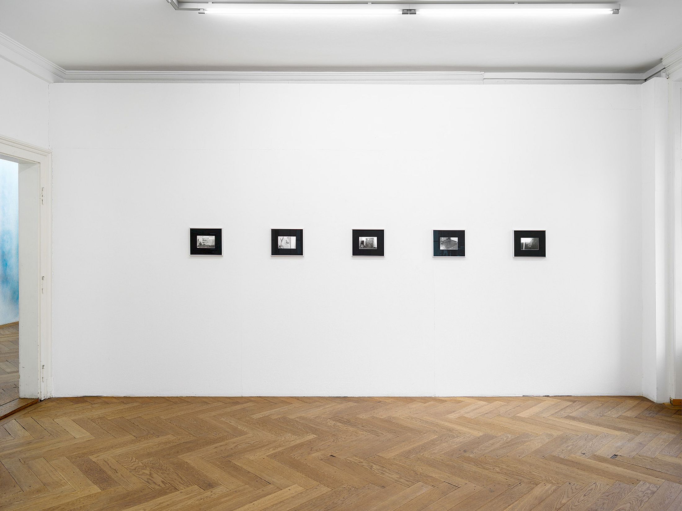 Exhibition View Group Show «Tracks and Traces ; view on Anastasia Pavlou, Basel Studio III-IX, 2026» at Kunsthaus Langenthal, Langenthal, 2026 / Photo: Cedric Mussano / Courtesy: the artist and Kunsthaus Langenthal