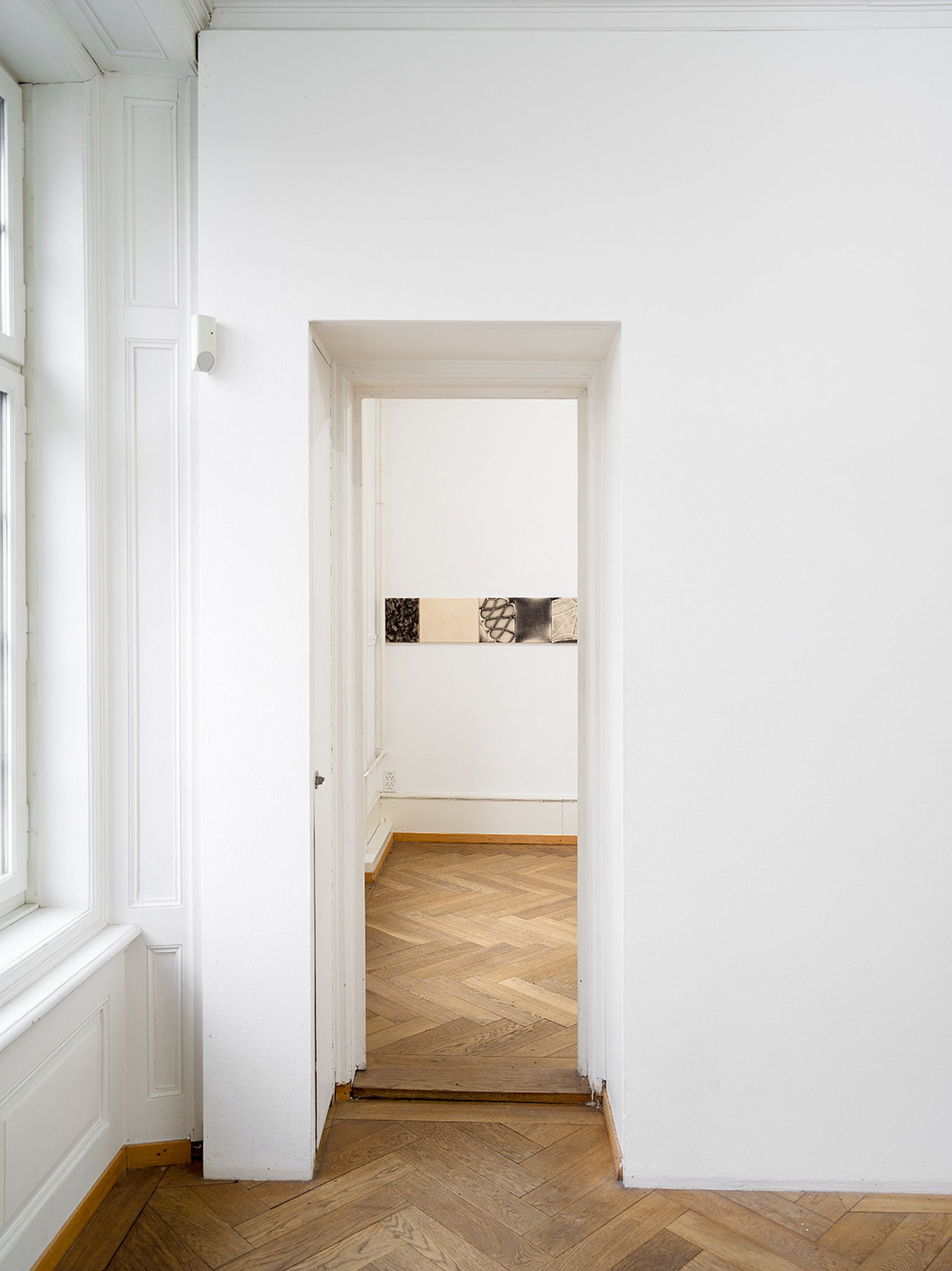 Exhibition View Group Show «Tracks and Traces ; view on Christelle Kahla, Fragments of Intimacies (The Nudes series #1-19), 2023-26» at Kunsthaus Langenthal, Langenthal, 2026 / Photo: Cedric Mussano / Courtesy: the artist and Kunsthaus Langenthal