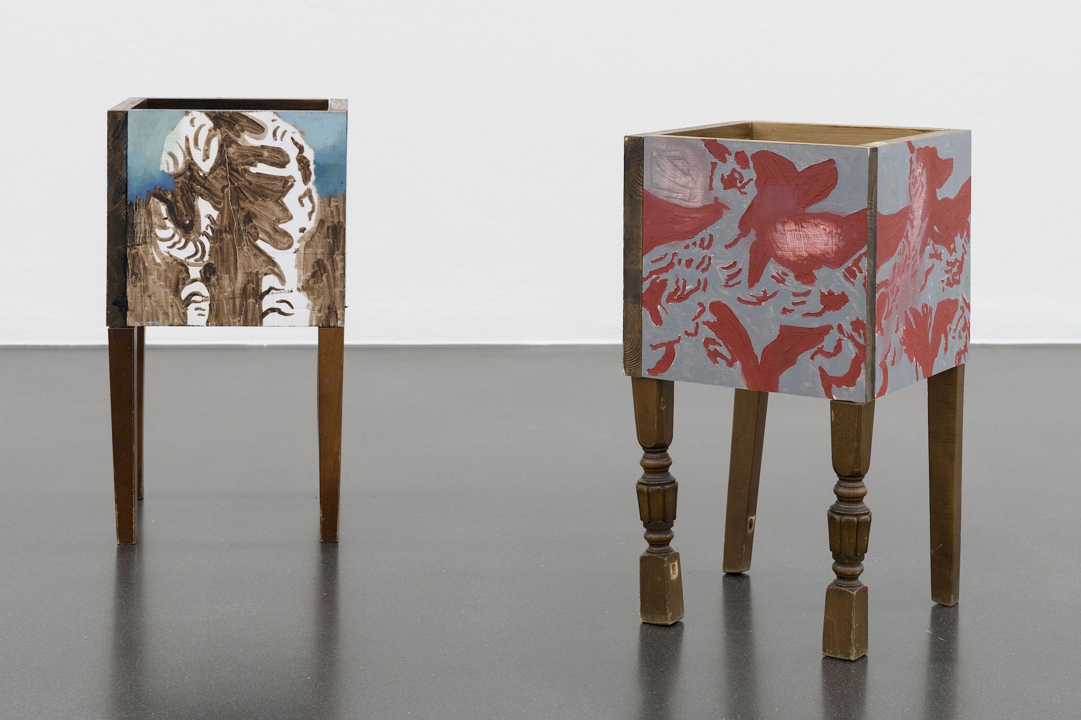 Exhibition View Solo Show Yann Stéphane Bisso «Mosaïque, présence, absence» at Kunstmuseum Luzern, Luzern, 2025-2026 / Photo: Marc Latzel / Courtesy: the artist and Kunstmuseum Luzern