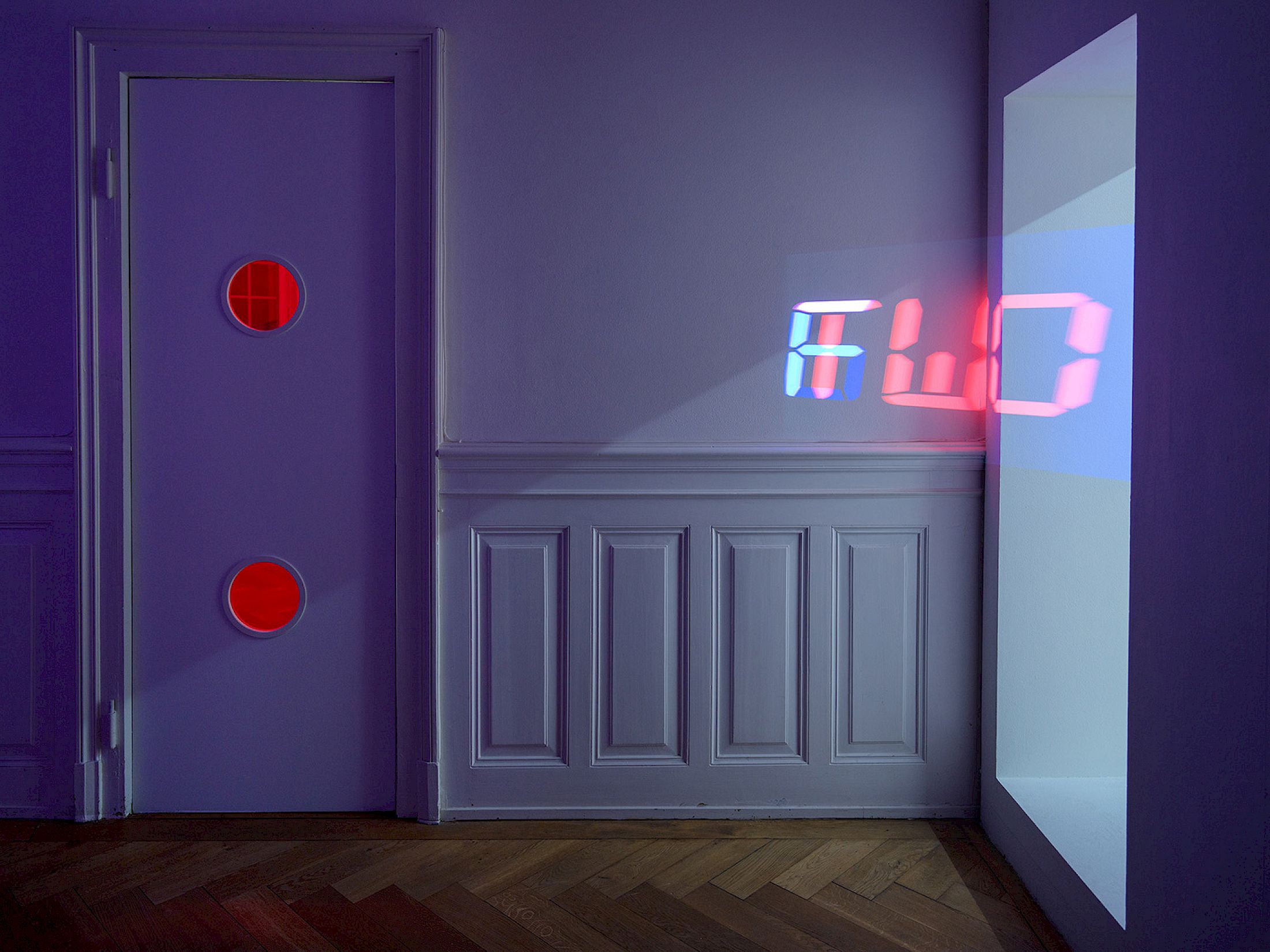 Exhibition View Solo Show alfatih «Time Leaks ; view on Zero-Sum Game, 2026» at Kunsthaus Langenthal, Langenthal, 2026 / Photo: Cedric Mussano / Courtesy:  the artist and Kunsthaus Langenthal