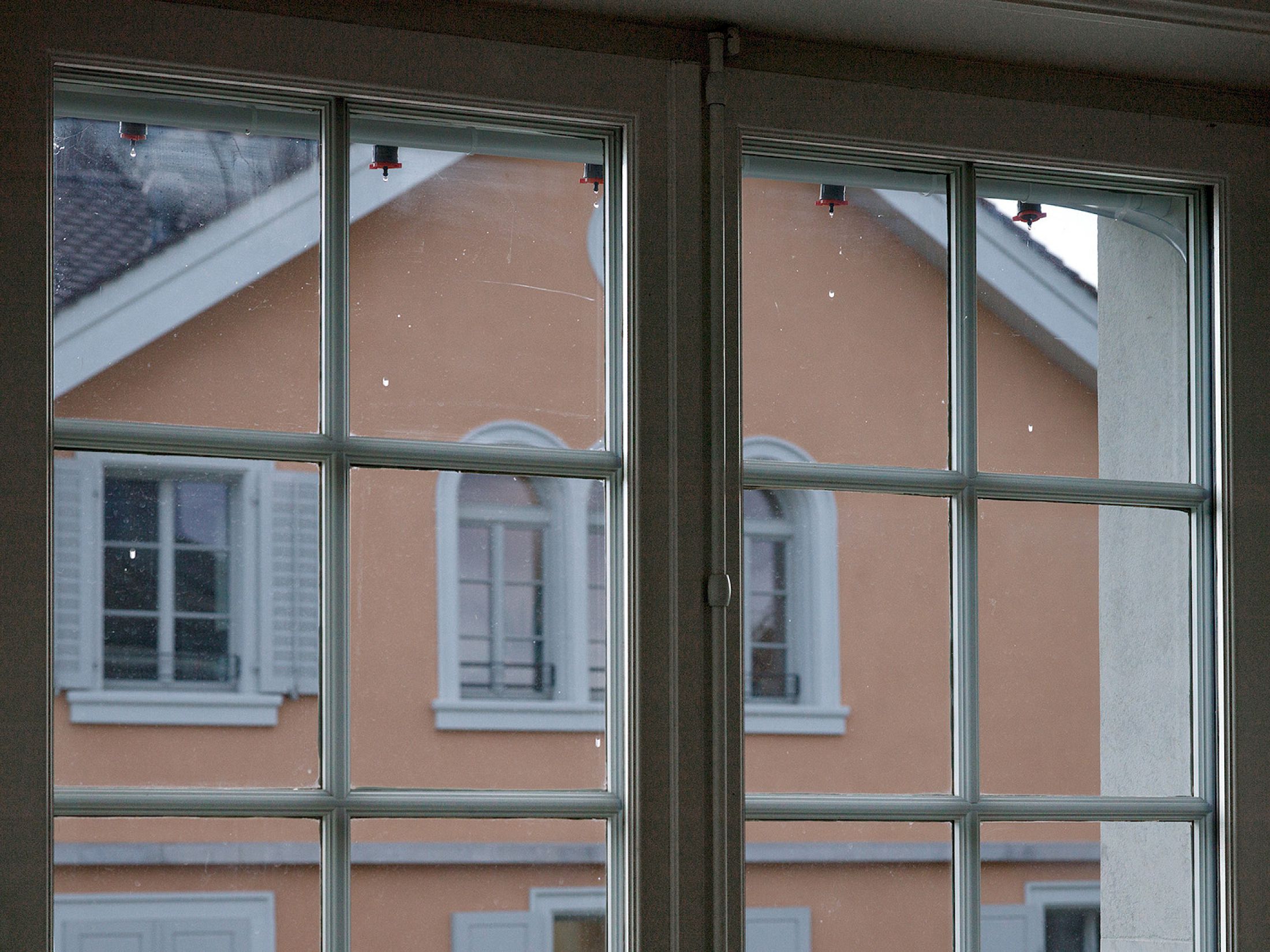 Exhibition View Solo Show alfatih «Time Leaks ; view on Force Majeure, 2026» at Kunsthaus Langenthal, Langenthal, 2026 / Photo: Cedric Mussano / Courtesy:  the artist and Kunsthaus Langenthal