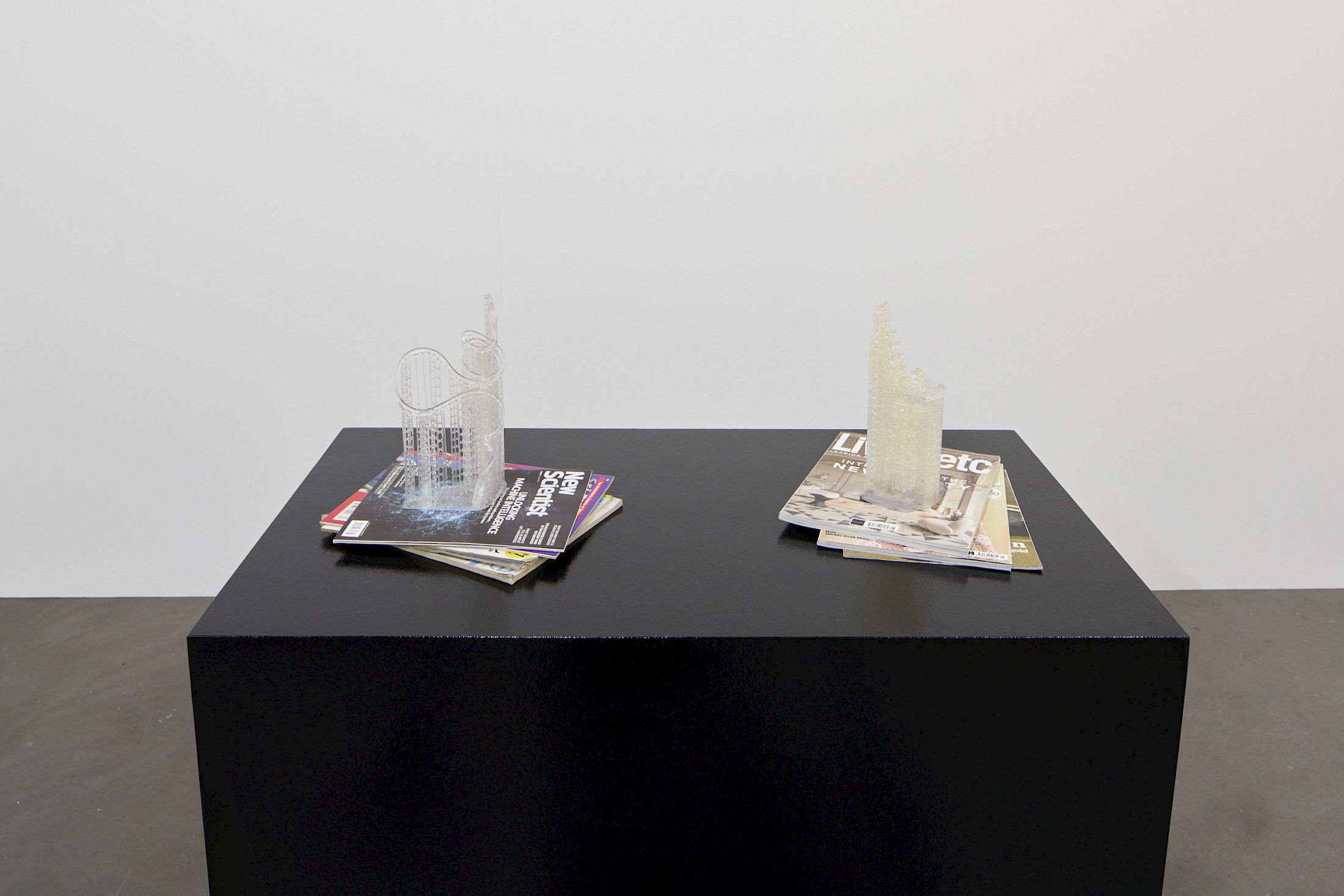 Exhibition View Group Show «Art & Alienation; view on Morag Keil, Material III (detail), 2024», at Kunsthalle Friart Fribourg, Fribourg, 2025 / Photo: Guillaume Python / Courtesy: the artist and Galerie Isabella Bortolozzi, Berlin