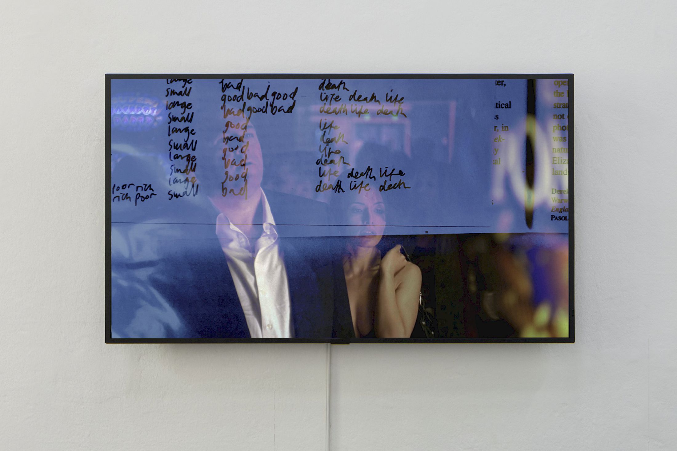 Exhibition View Group Show «Art & Alienation; view on Richard Sides, If you never take it seriously you never get hurt, 2025», at Kunsthalle Friart Fribourg, Fribourg, 2025 / Photo: Guillaume Python / Courtesy: the artist and Carlos/Ishikawa, London