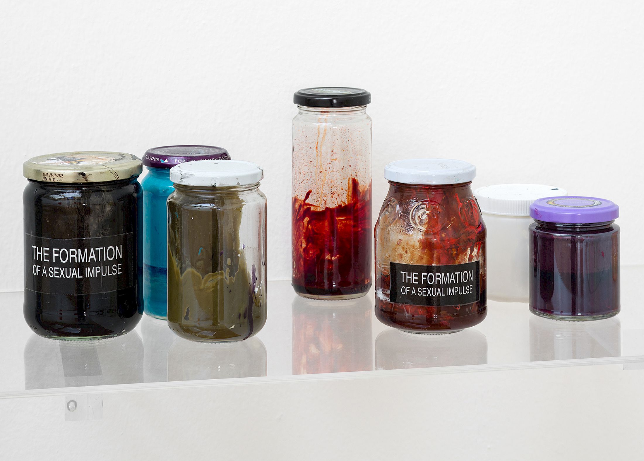 Exhibition View Solo Show Camilla Wills «The path ; view on Paint and unused titles (Detail), 2025» at Kunsthalle Winterthur, Winterthur, 2025 / Photo: Cedric Mussano / Courtesy: Kunsthalle Winterthur and Rietlanden Women’s Office