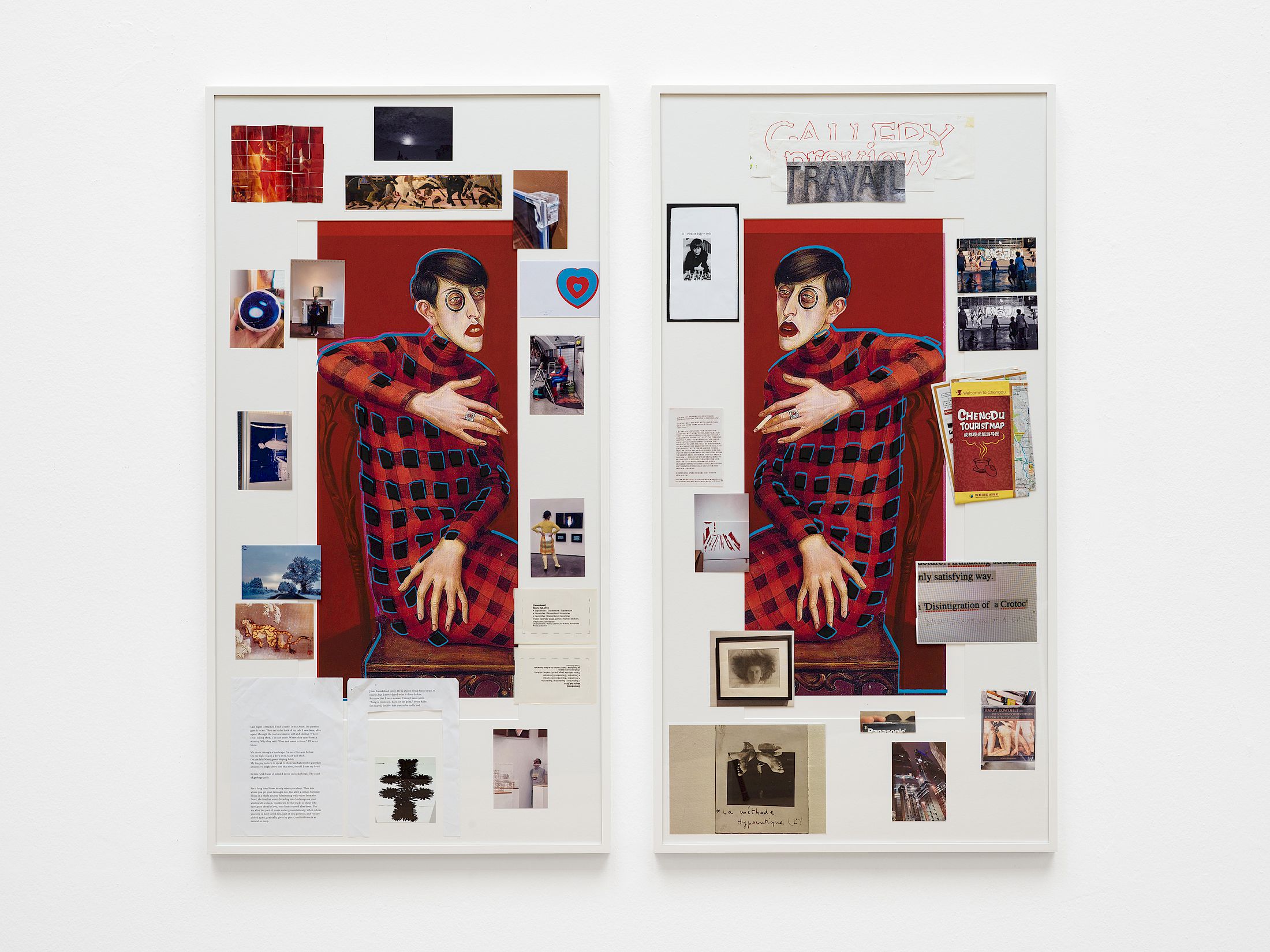 Exhibition View Solo Show Camilla Wills «The path ; view on Journalism I, 2025» at Kunsthalle Winterthur, Winterthur, 2025 / Photo: Cedric Mussano / Courtesy: Kunsthalle Winterthur and Rietlanden Women’s Office