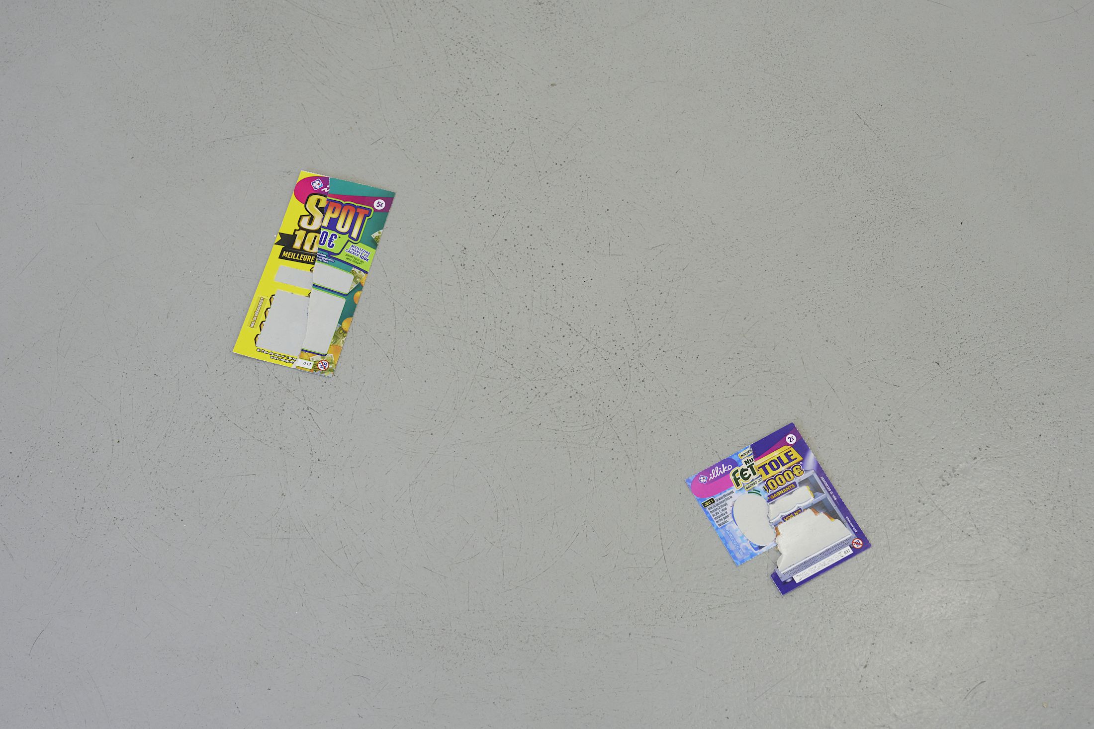 Exhibition View Solo Show Costanza Candeloro «Different kinds of wants ; view on Re-Assembled Fortune (détail), CEC, 2025» at Centre d’Édition Contemporaine, Geneva, 2025 / Photo: Guillaume Python / Courtesy: the artist and Centre d’Édition Contemporaine