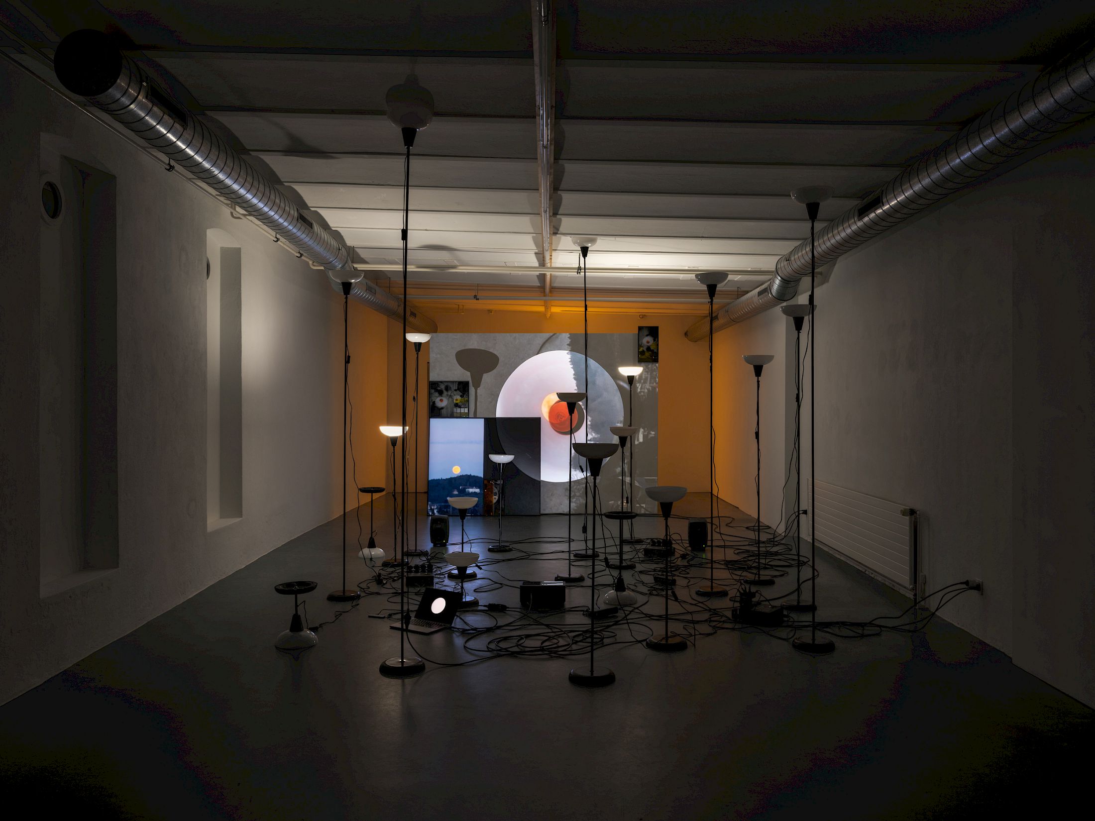 Exhibition View Solo Show Daria Blum «HOME SCREEN» at marytwo, Luzern, 2026 / Photo: Julian Blum / Courtesy: the artist and marytwo