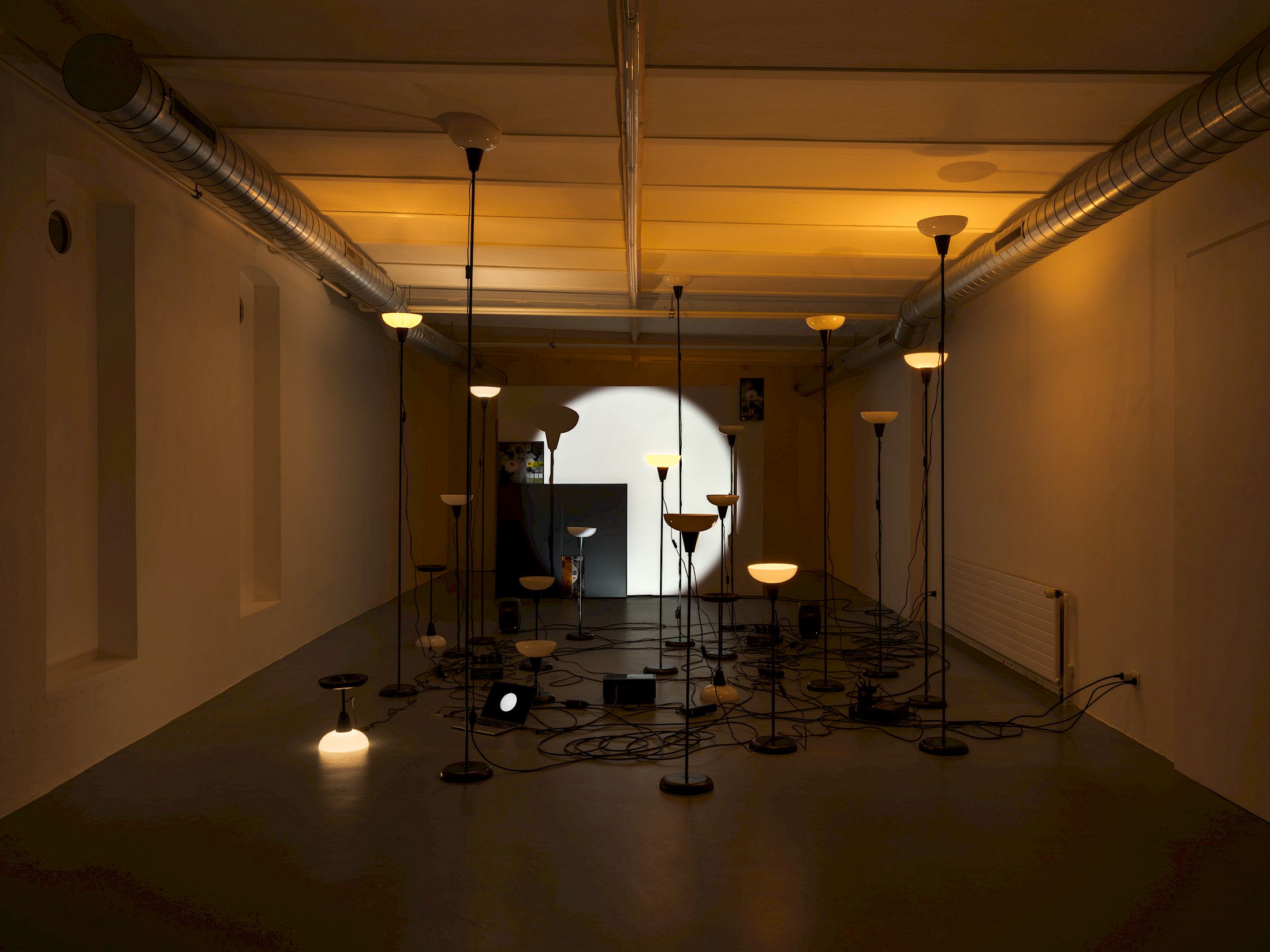 Exhibition View Solo Show Daria Blum «HOME SCREEN» at marytwo, Luzern, 2026 / Photo: Julian Blum / Courtesy: the artist and marytwo