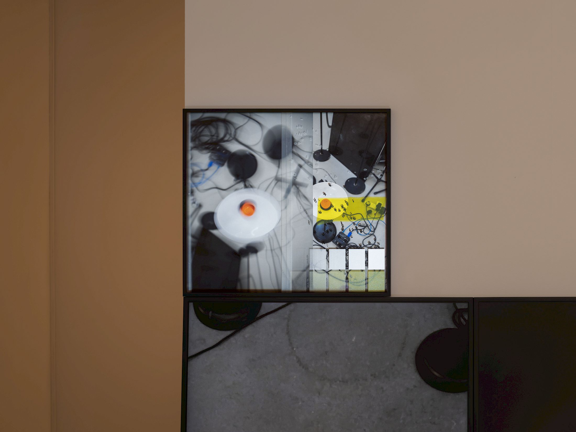 Exhibition View Solo Show Daria Blum «HOME SCREEN» at marytwo, Luzern, 2026 / Photo: Julian Blum / Courtesy: the artist and marytwo