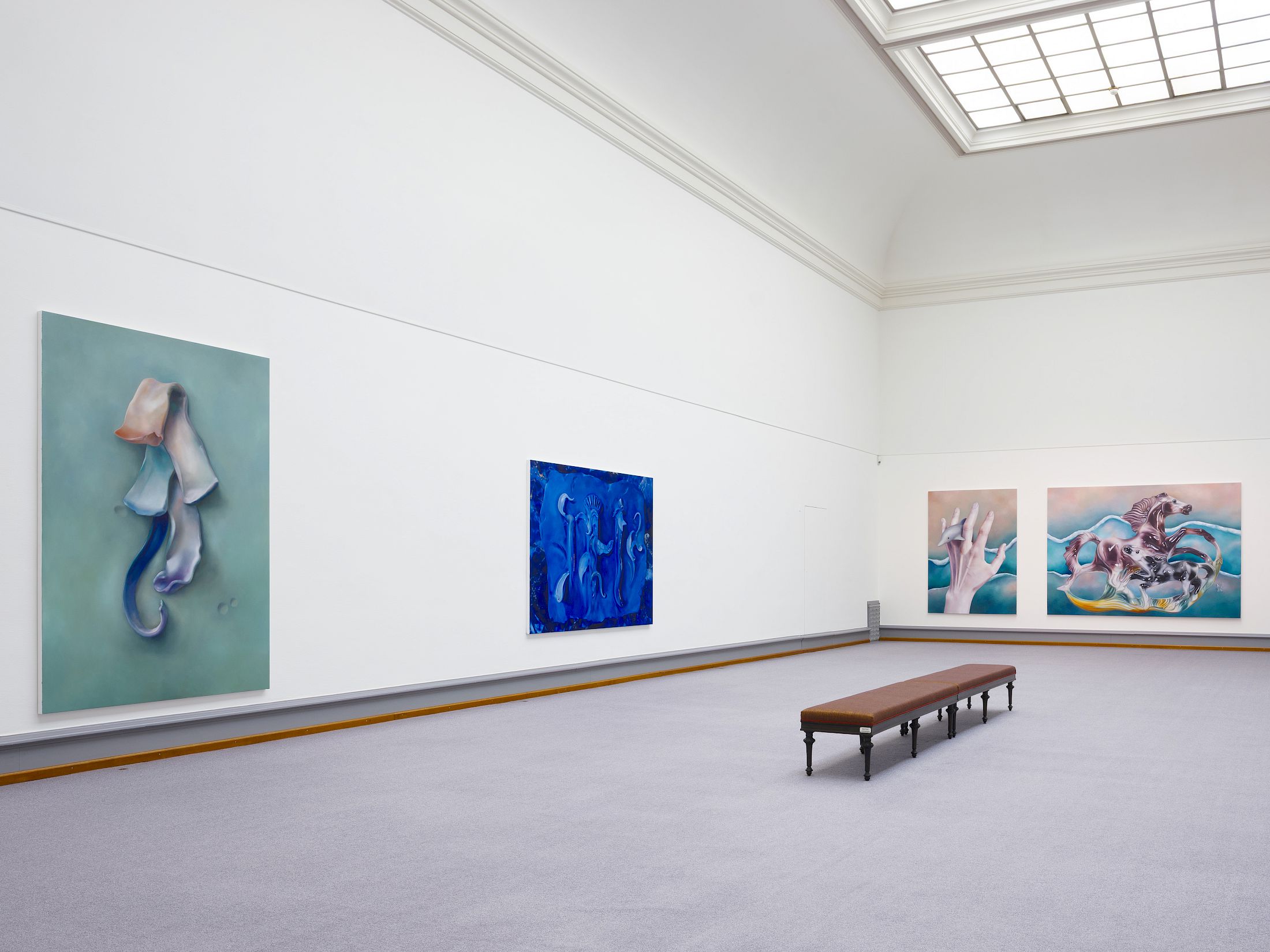 Exhibition View Solo Show Francisco Sierra «Alfombra» at Kunstmuseum Solothurn, 2025-2026 / Photo: Sebastian Verdon / Courtesy: the artist and Kunstmuseum Solothurn