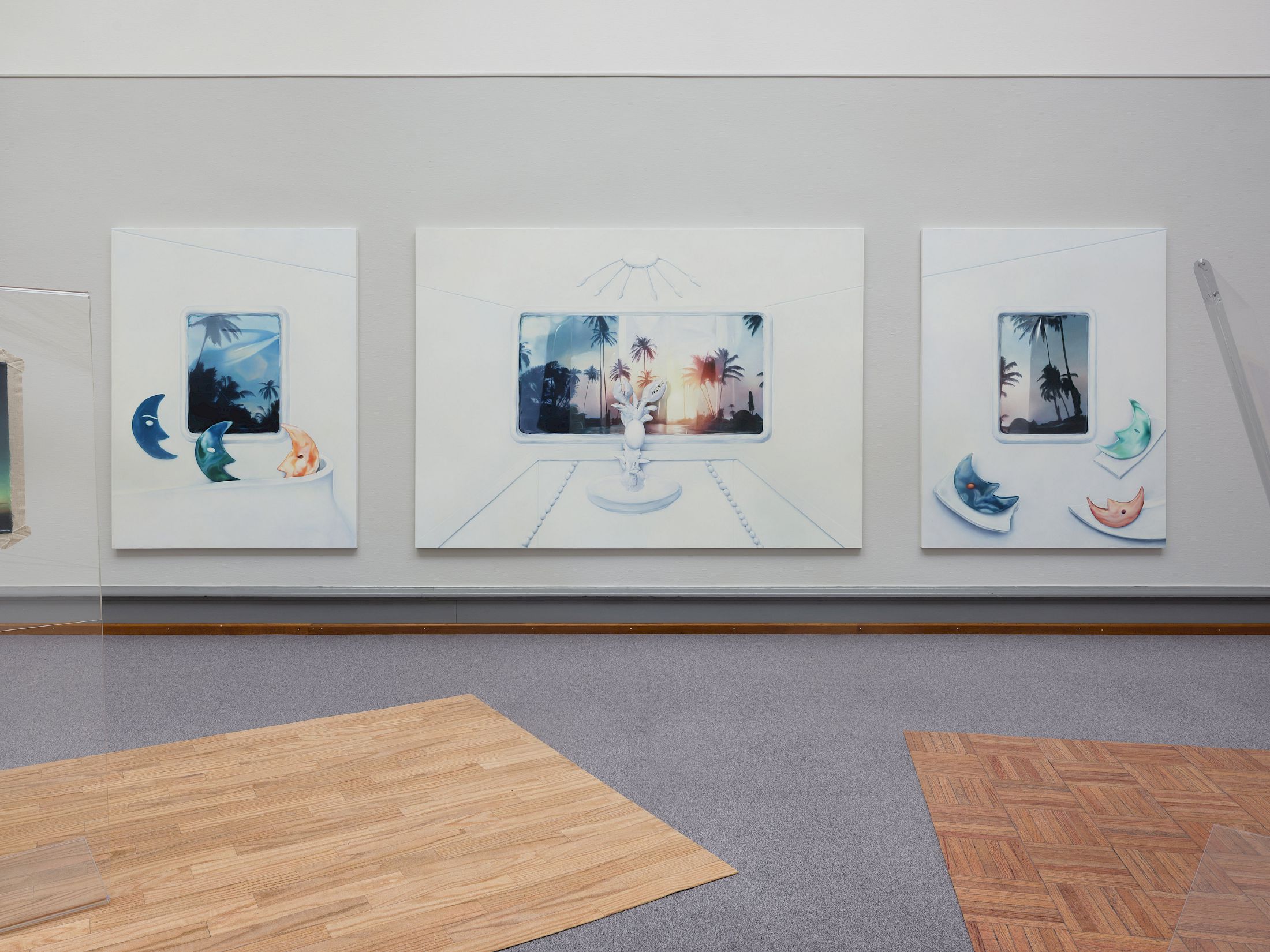 Exhibition View Solo Show Francisco Sierra «Alfombra» at Kunstmuseum Solothurn, 2025-2026 / Photo: Sebastian Verdon / Courtesy: the artist and Kunstmuseum Solothurn