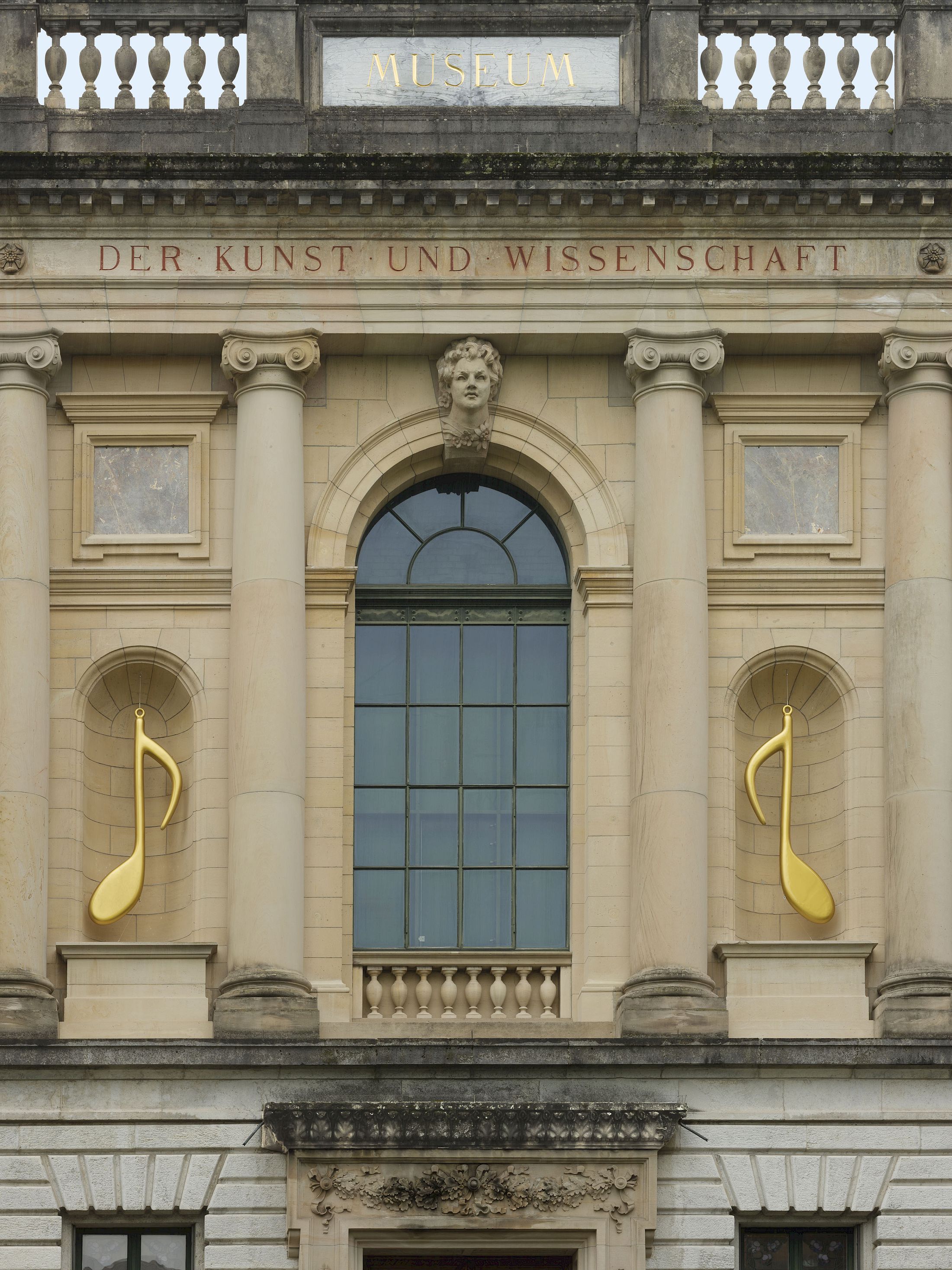 Exhibition View Solo Show Francisco Sierra «Alfombra ; view on A Drop Joy /A Drop of Sadness, 2025, Polyurethane and paint, each 235 × 11 × 100 cm» at Kunstmuseum Solothurn, 2025-2026 / Photo: Sebastian Verdon / Courtesy: the artist and Kunstmuseum Solothurn