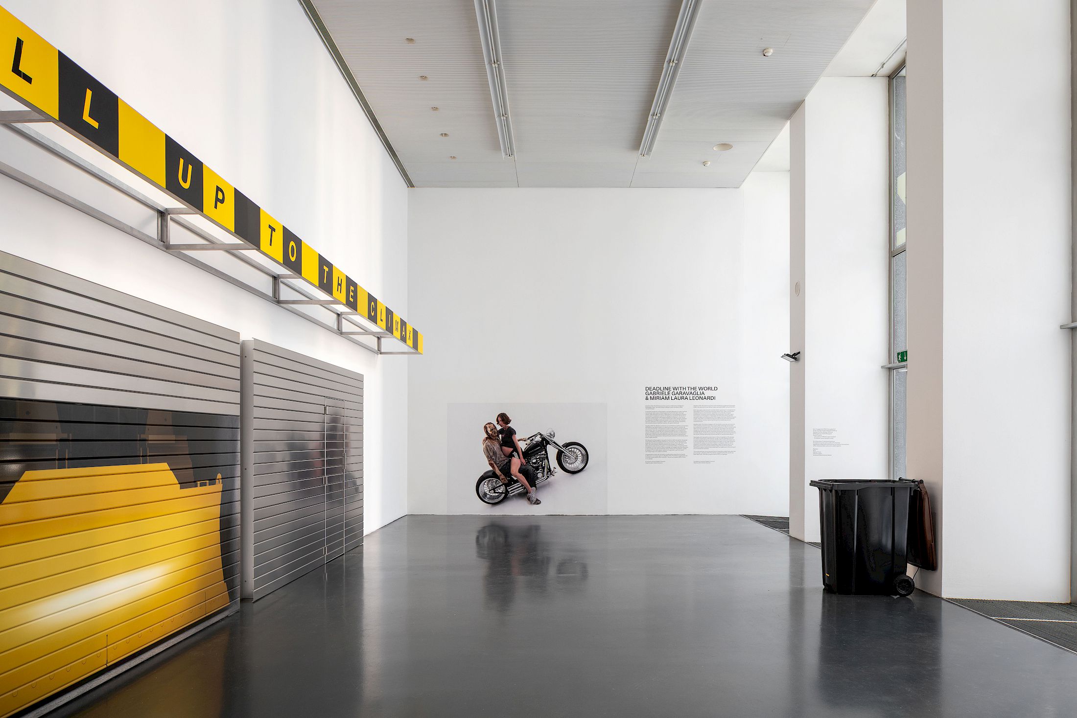 Exhibition View Duo Show Gabriele Garavaglia & Miriam Laura Leonardi «Deadline With The World» at Istituto Svizzero, Milano, 2025 / Photo: Giulio Boem / Courtesy: the artists and Istituto Svizzero, Milano