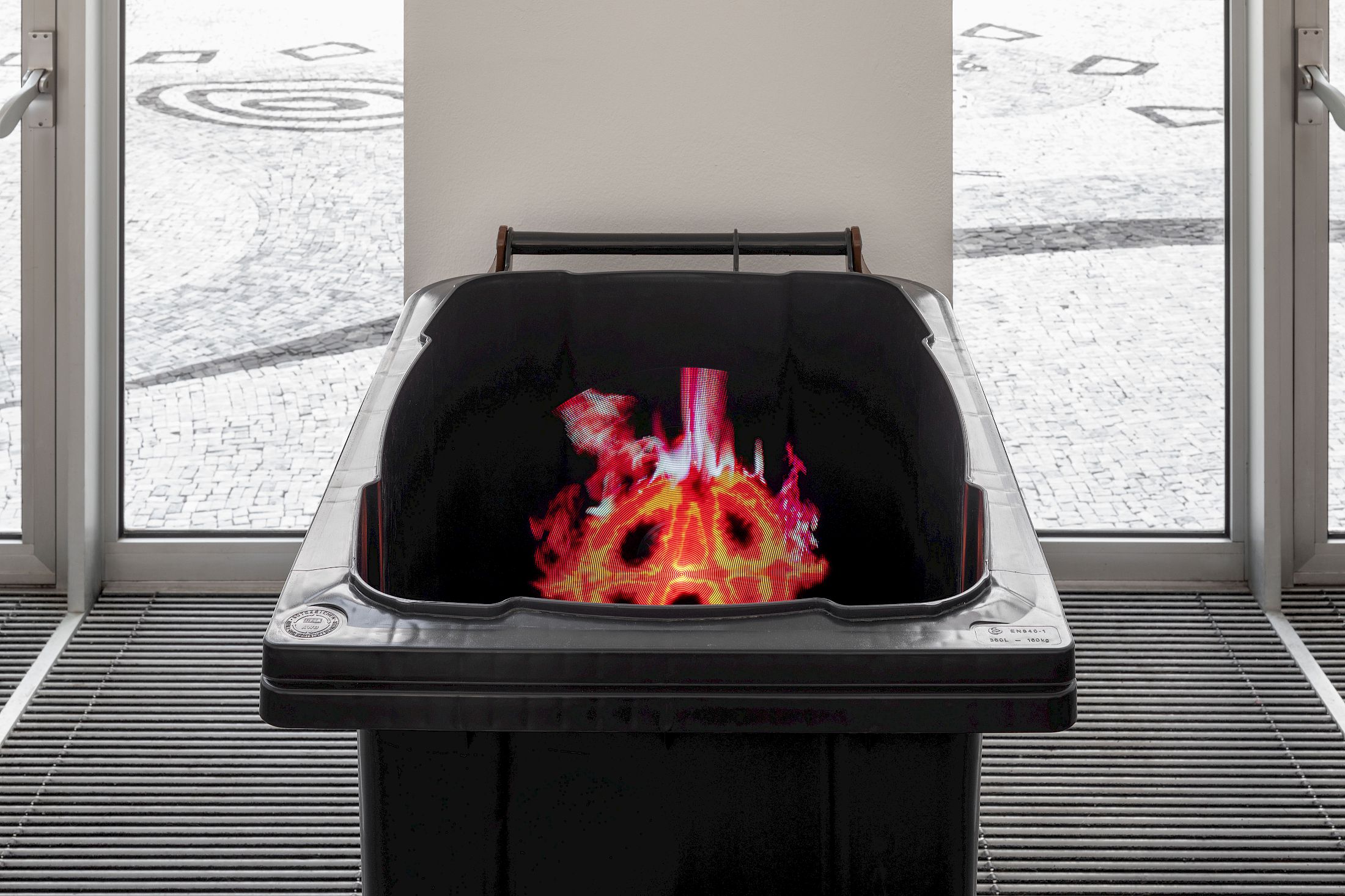 Exhibition View Duo Show Gabriele Garavaglia & Miriam Laura Leonardi «Deadline With The World ; view on I Don’t Know What I Want, But I Know How To Get It, 2025» at Istituto Svizzero, Milano, 2025 / Photo: Giulio Boem / Courtesy: the artists and Istituto Svizzero, Milano