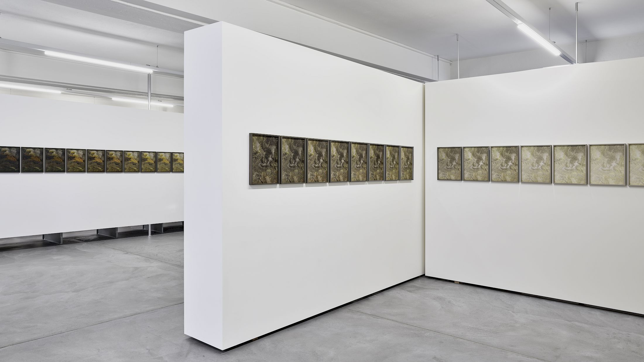 Exhibition View Solo Show Julian Charrière «After the Smoke Cradle» at Edition VFO, Zurich, 2026 / Photo: Bernhard Strauss / Courtesy: the artist and Edition VFO