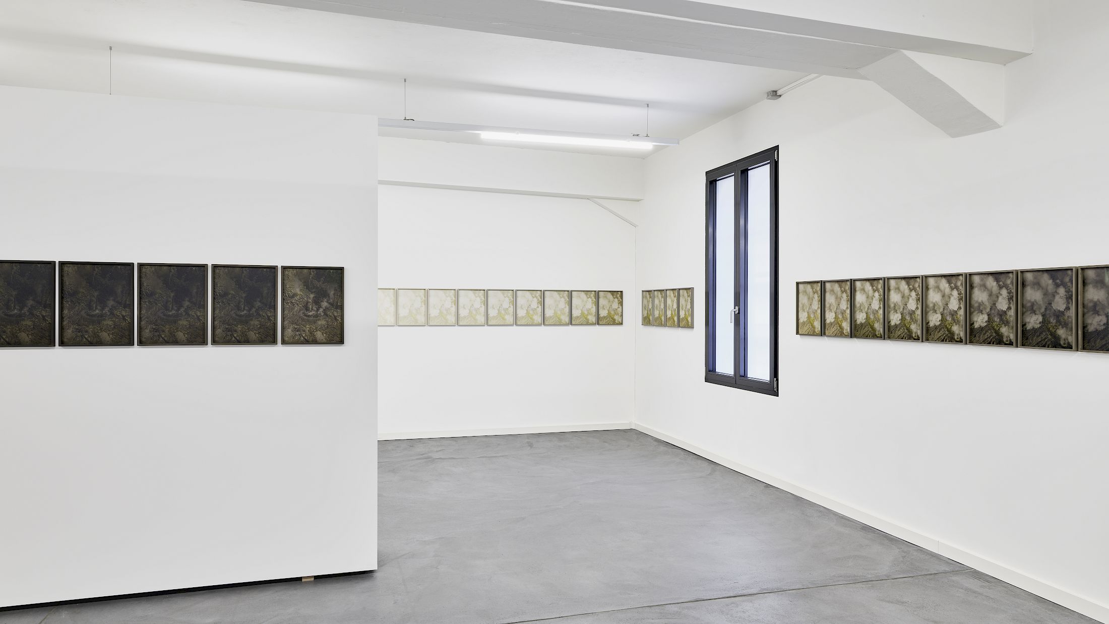 Exhibition View Solo Show Julian Charrière «After the Smoke Cradle» at Edition VFO, Zurich, 2026 / Photo: Bernhard Strauss / Courtesy: the artist and Edition VFO