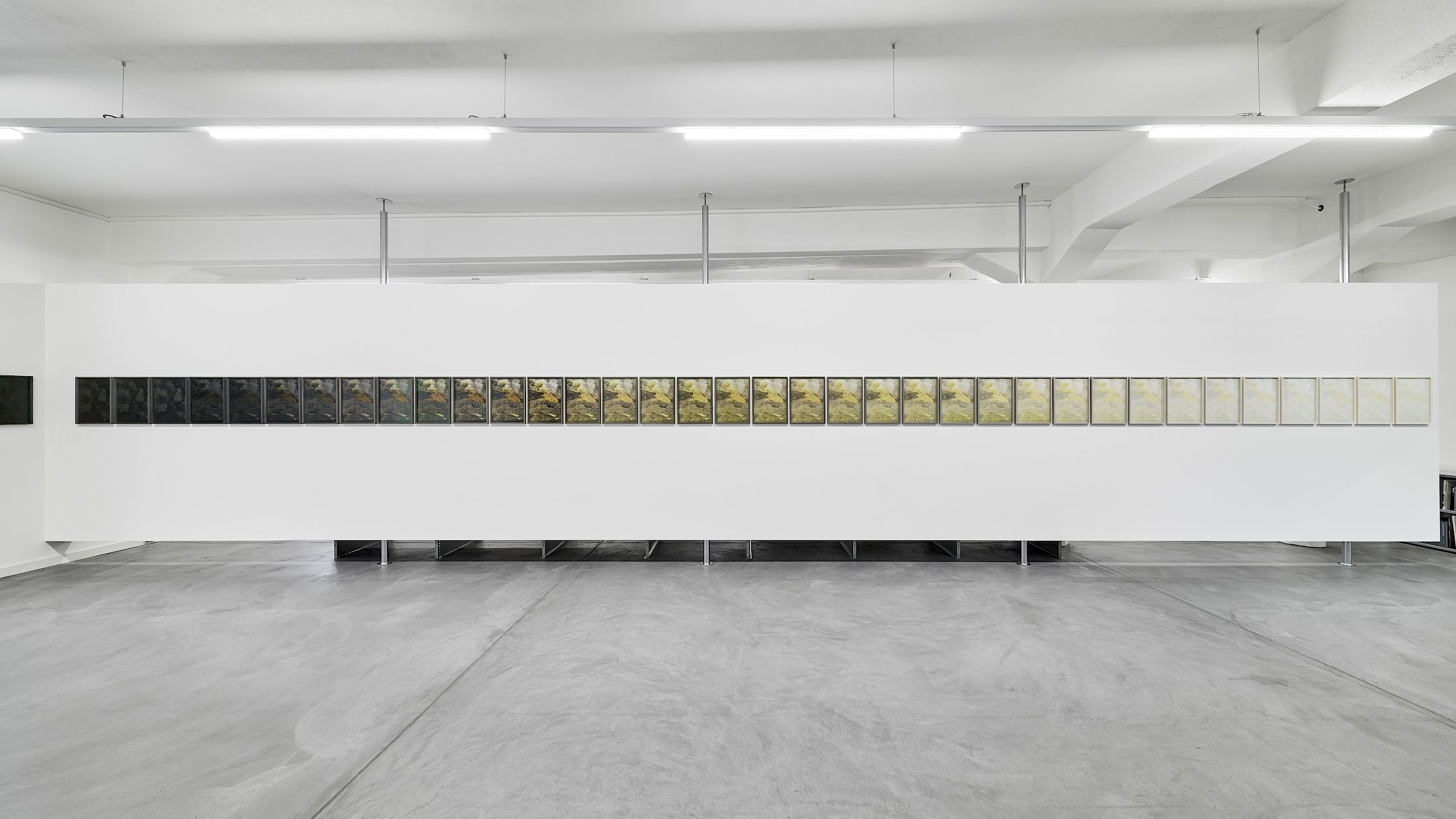 Exhibition View Solo Show Julian Charrière «After the Smoke Cradle» at Edition VFO, Zurich, 2026 / Photo: Bernhard Strauss / Courtesy: the artist and Edition VFO