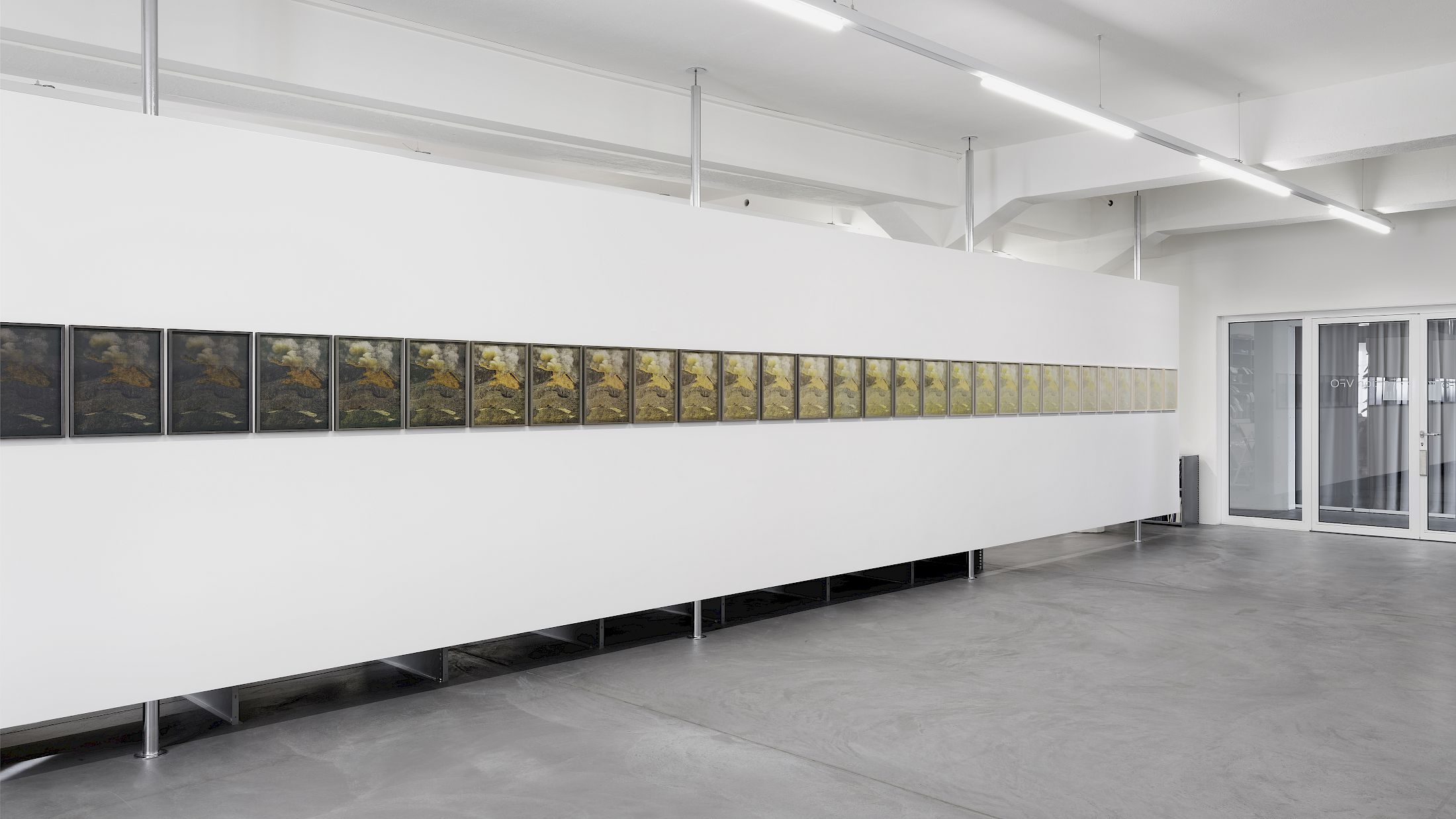 Exhibition View Solo Show Julian Charrière «After the Smoke Cradle» at Edition VFO, Zurich, 2026 / Photo: Bernhard Strauss / Courtesy: the artist and Edition VFO