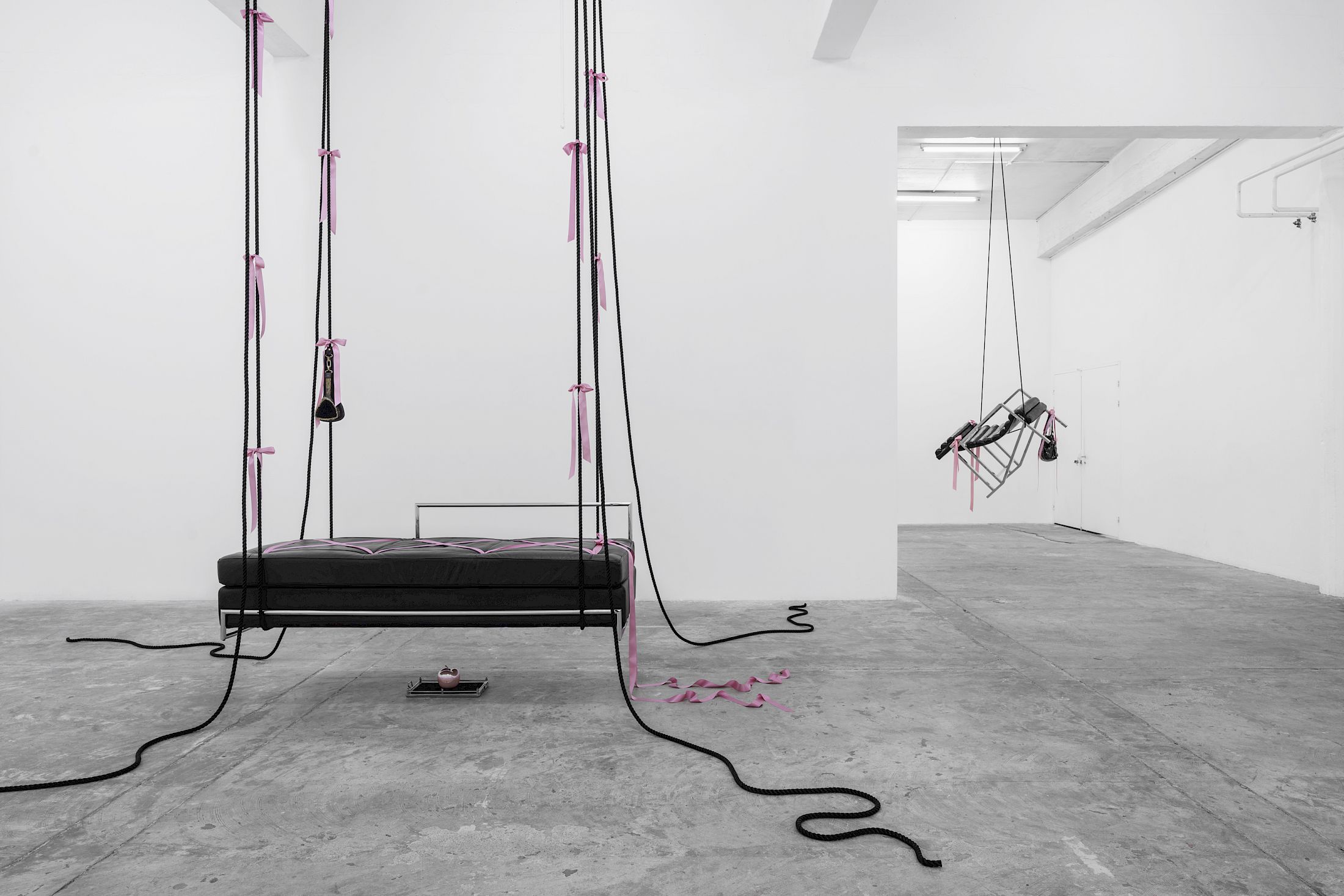 Exhibition View Solo Show Lauryn Youden «I wanna hold the hand inside you» at CIRCUIT, Lausanne, 2025 / Photo: Aude Mayer / Courtesy: the artist and CIRCUIT