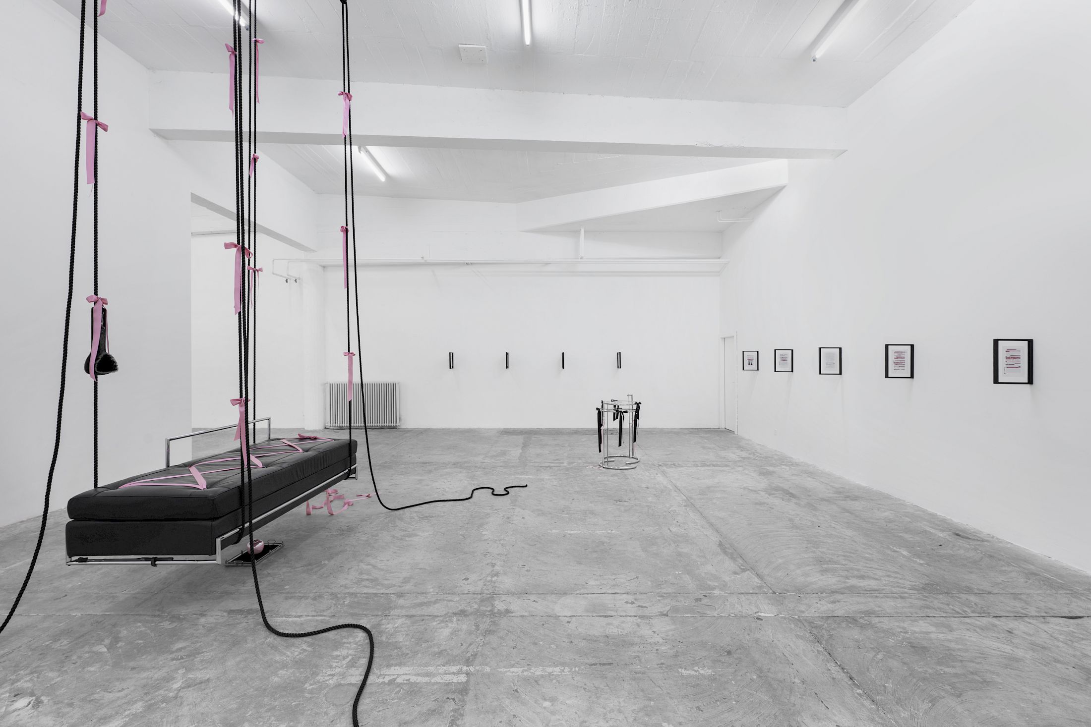 Exhibition View Solo Show Lauryn Youden «I wanna hold the hand inside you» at CIRCUIT, Lausanne, 2025 / Photo: Aude Mayer / Courtesy: the artist and CIRCUIT