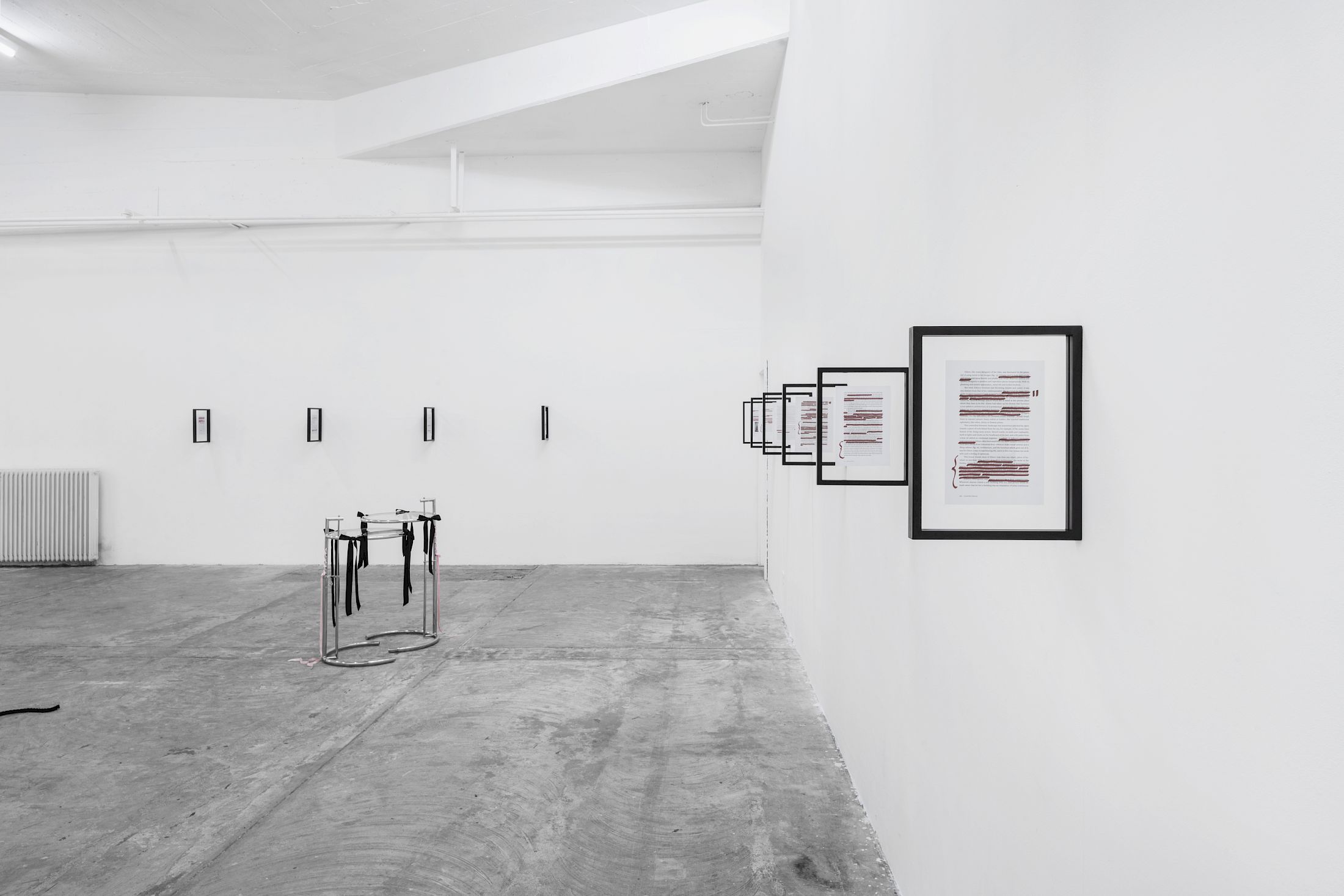 Exhibition View Solo Show Lauryn Youden «I wanna hold the hand inside you» at CIRCUIT, Lausanne, 2025 / Photo: Aude Mayer / Courtesy: the artist and CIRCUIT