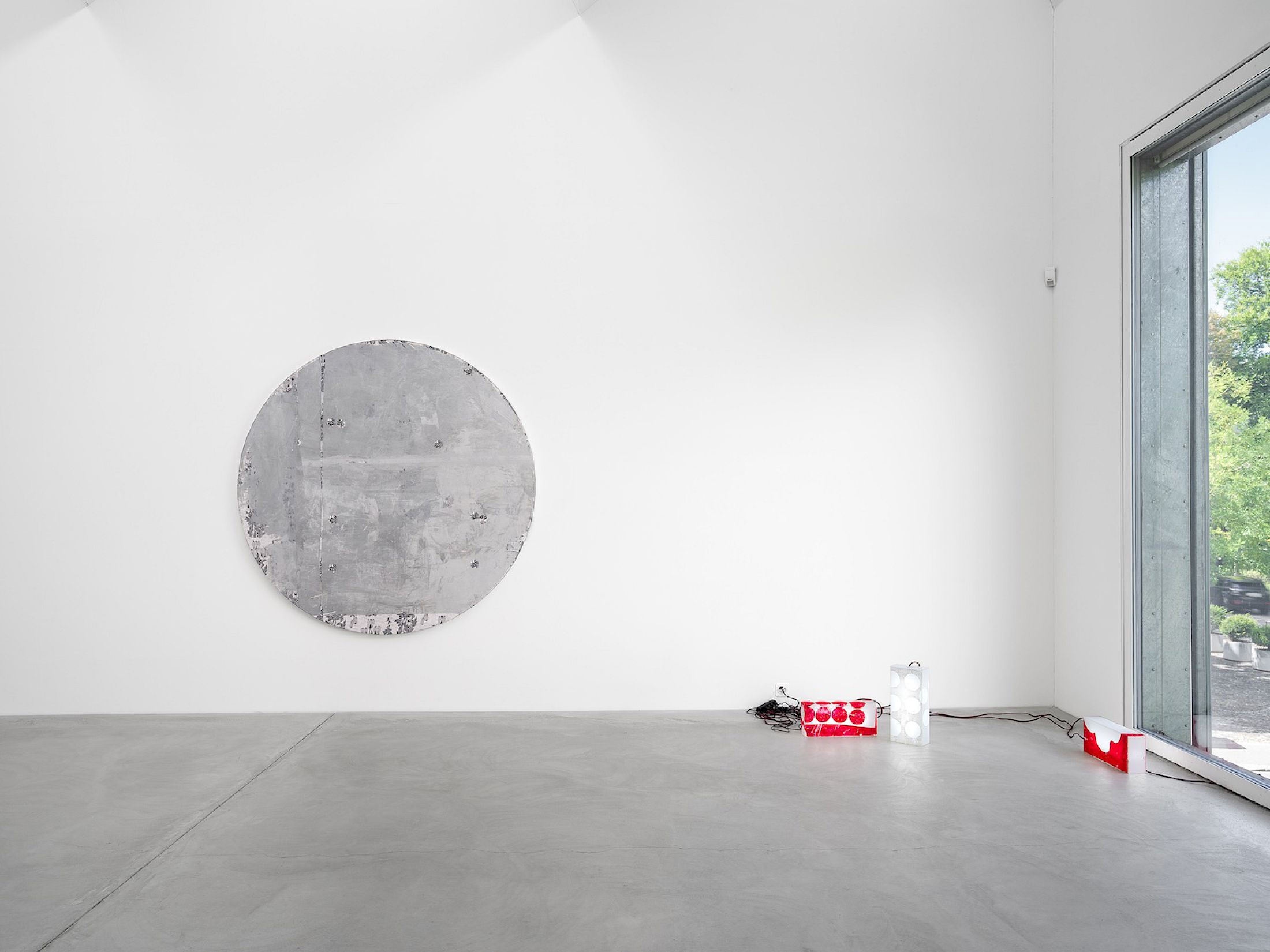 Exhibition View Solo Show Lorenza Longhi «How About Another Problem?» at Kunst Museum Winterthur, Winterthur, 2025 / Photo: Cedric Mussano / Courtesy:  the artist, Fanta-MLN, Milan, and Galerie Oskar Weiss, Zurich