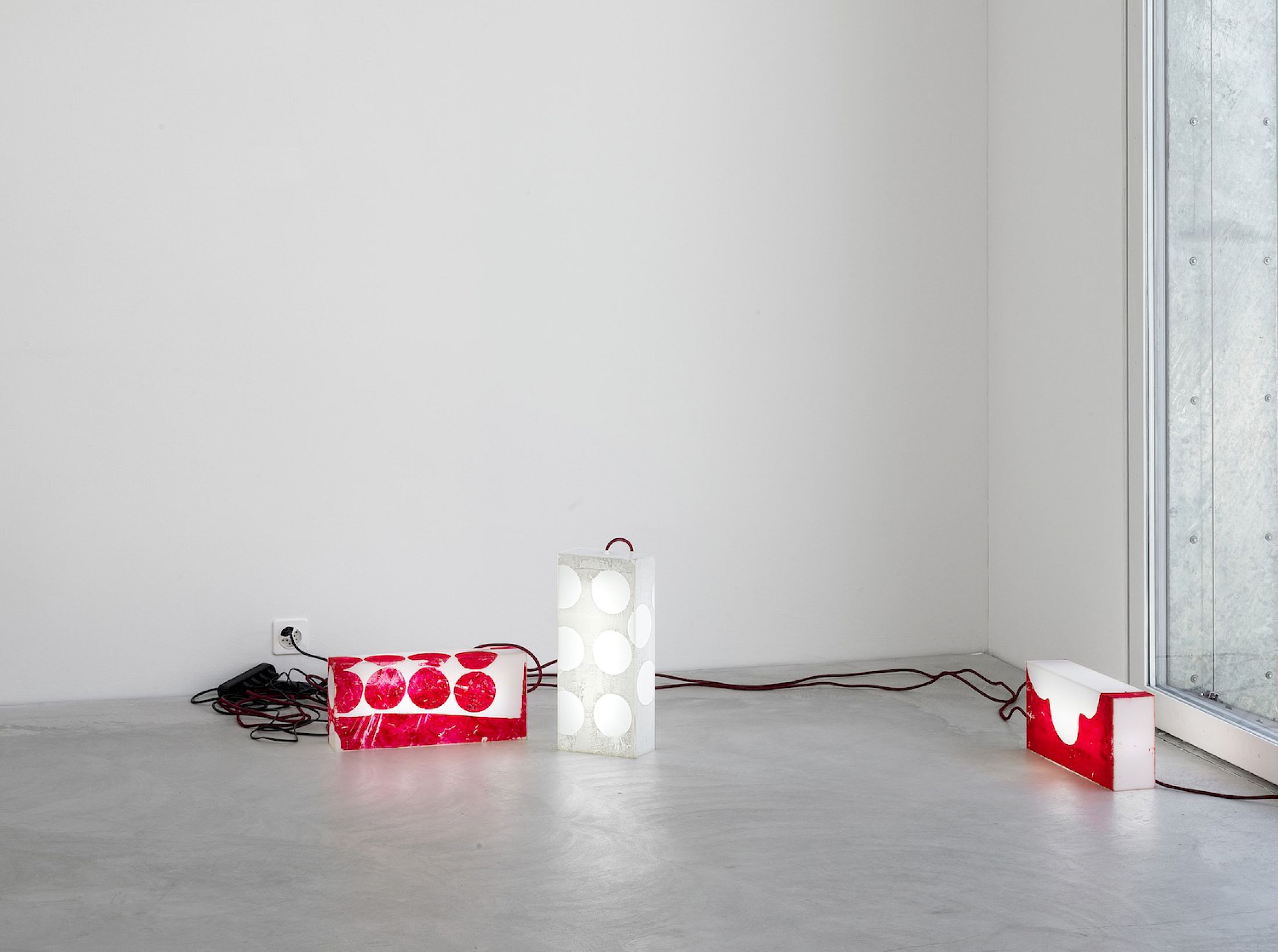 Exhibition View Solo Show Lorenza Longhi «How About Another Problem?» at Kunst Museum Winterthur, Winterthur, 2025 / Photo: Cedric Mussano / Courtesy:  the artist, Fanta-MLN, Milan, and Galerie Oskar Weiss, Zurich