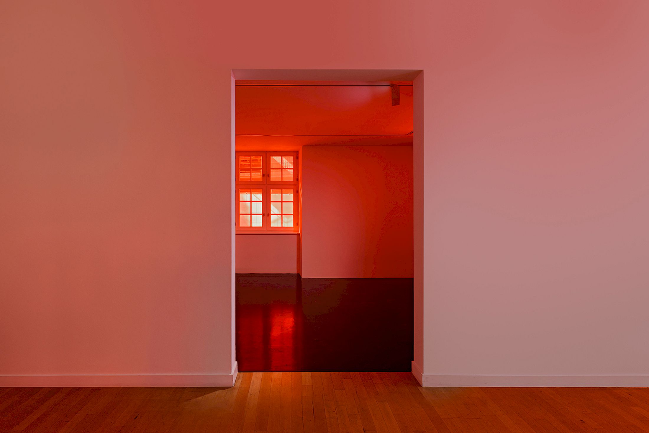 Exhibition View Solo Show Marius Steiger «Hermitage» at Kunst Raum Riehen, Basel, 2025 / Photo: Gina Folly / Courtesy: the artist and Blue Velvet, Zurich/Madrid