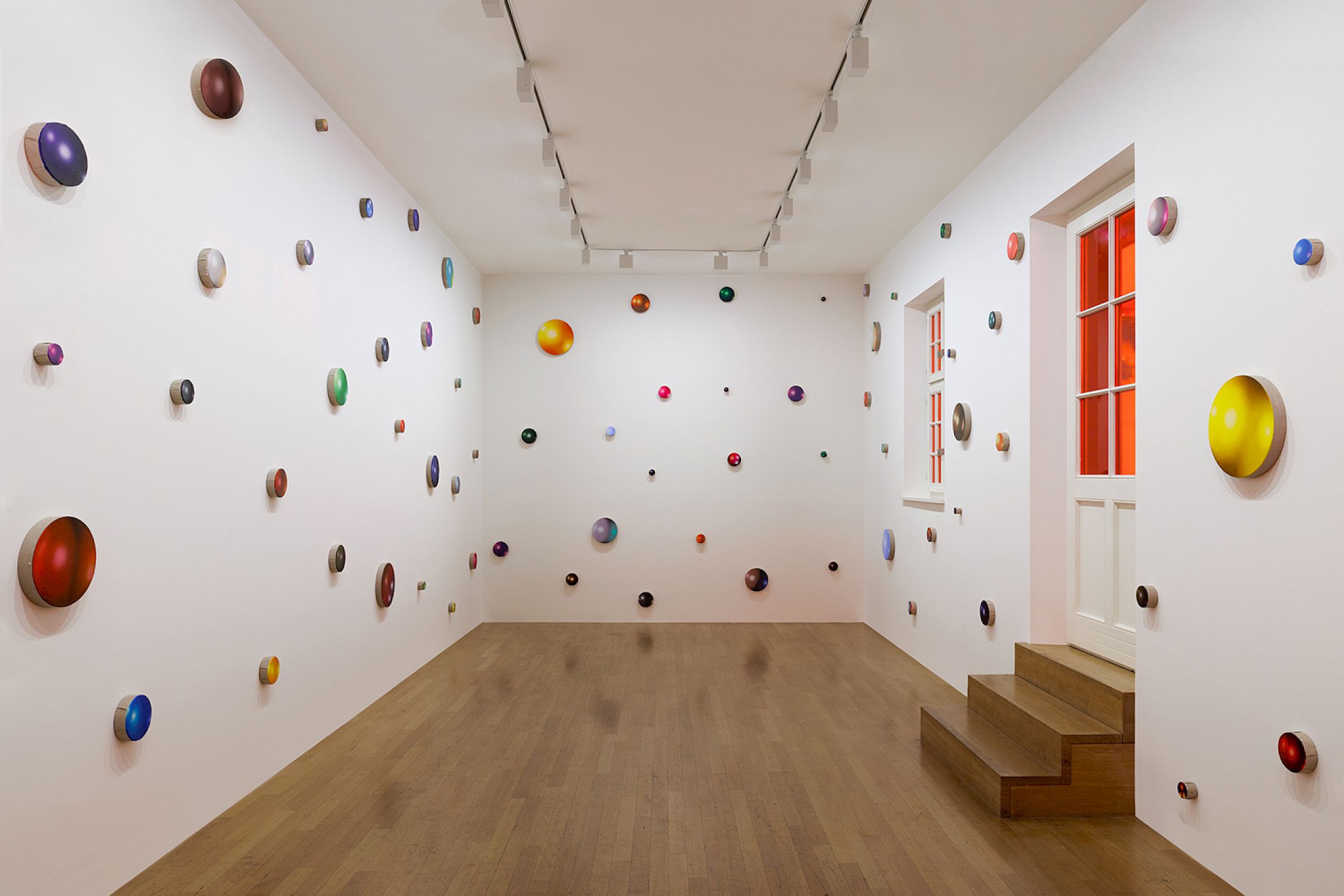 Exhibition View Solo Show Marius Steiger «Hermitage» at Kunst Raum Riehen, Basel, 2025 / Photo: Gina Folly / Courtesy: the artist and Blue Velvet, Zurich/Madrid