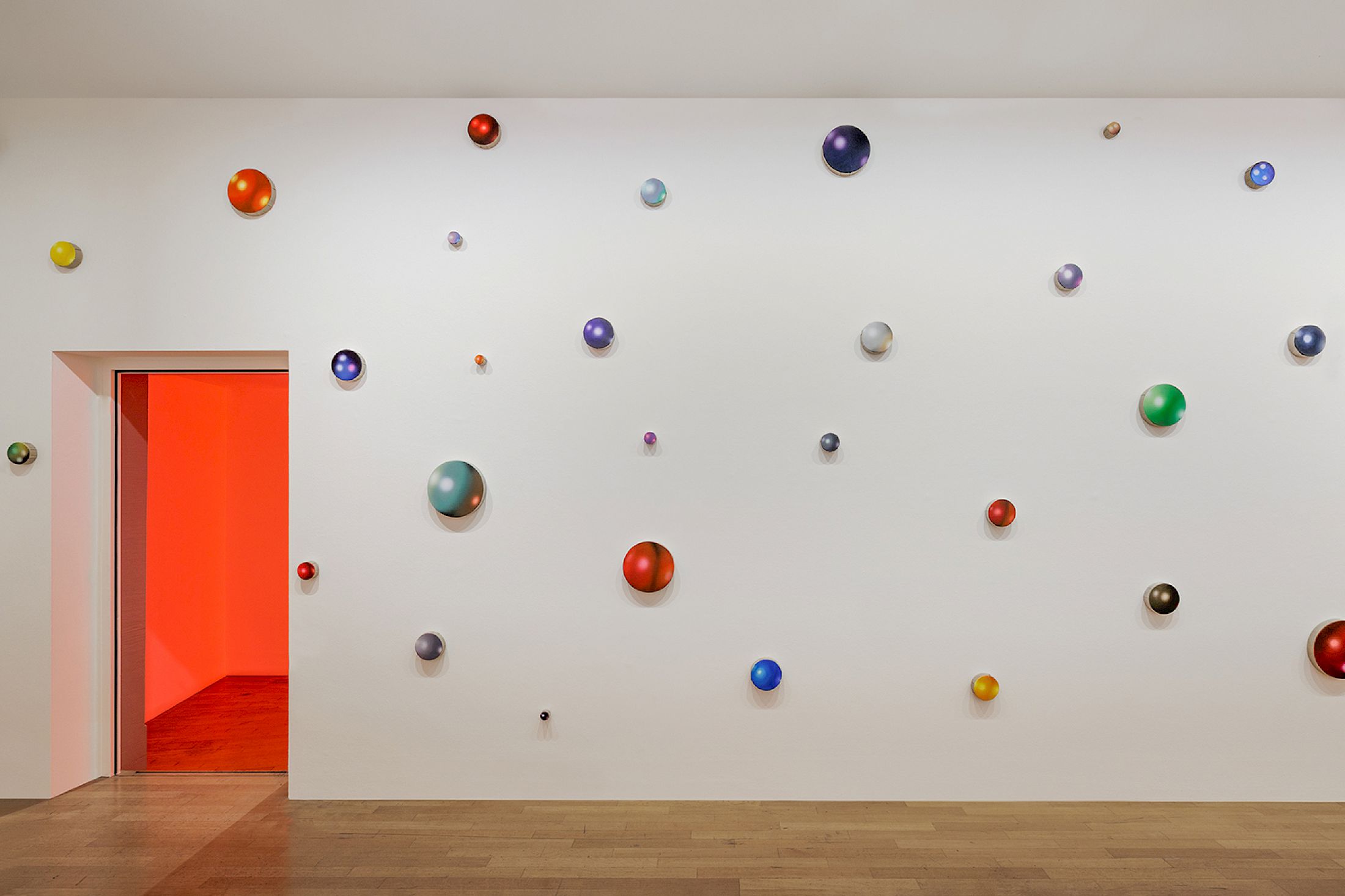 Exhibition View Solo Show Marius Steiger «Hermitage» at Kunst Raum Riehen, Basel, 2025 / Photo: Gina Folly / Courtesy: the artist and Blue Velvet, Zurich/Madrid