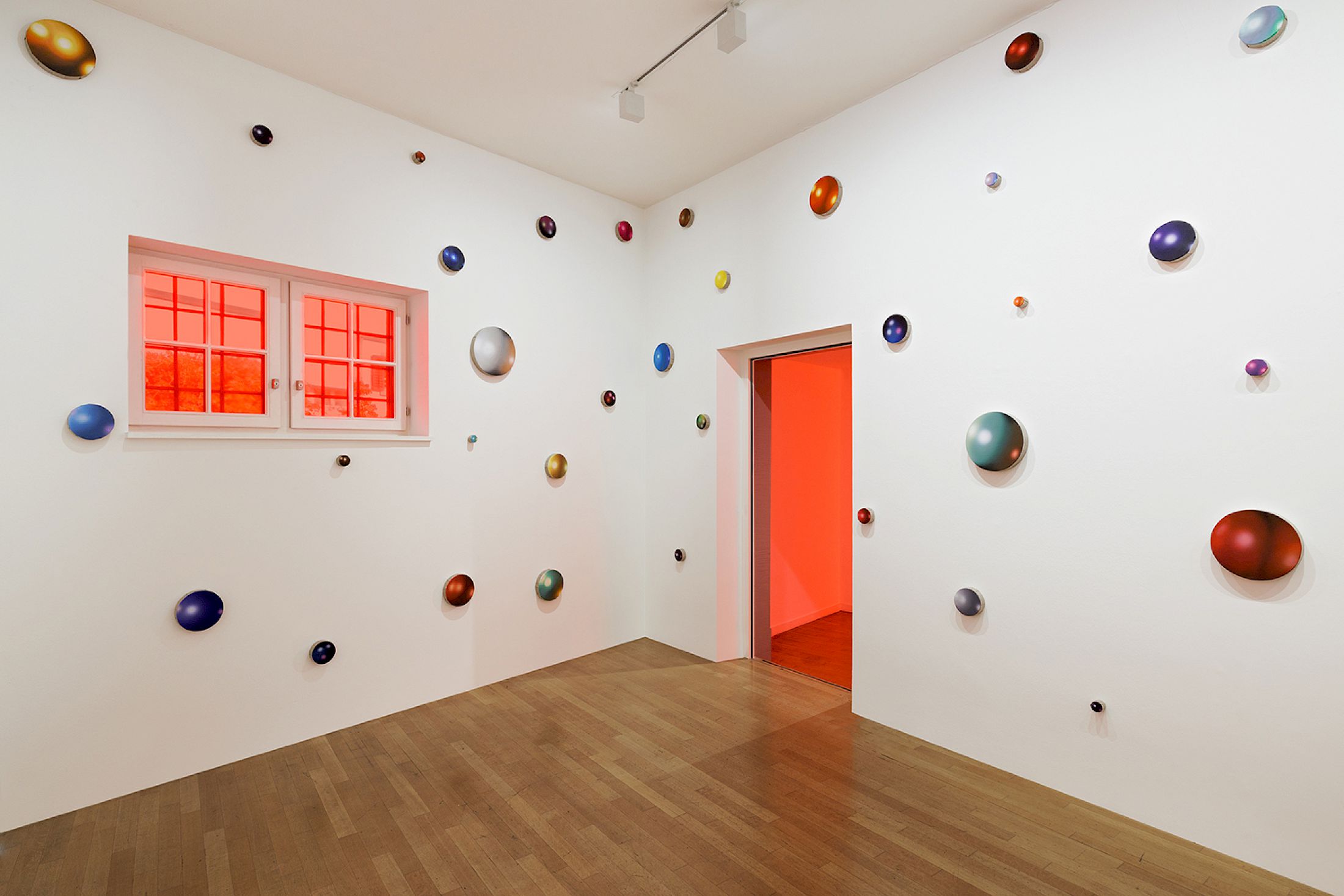 Exhibition View Solo Show Marius Steiger «Hermitage» at Kunst Raum Riehen, Basel, 2025 / Photo: Gina Folly / Courtesy: the artist and Blue Velvet, Zurich/Madrid