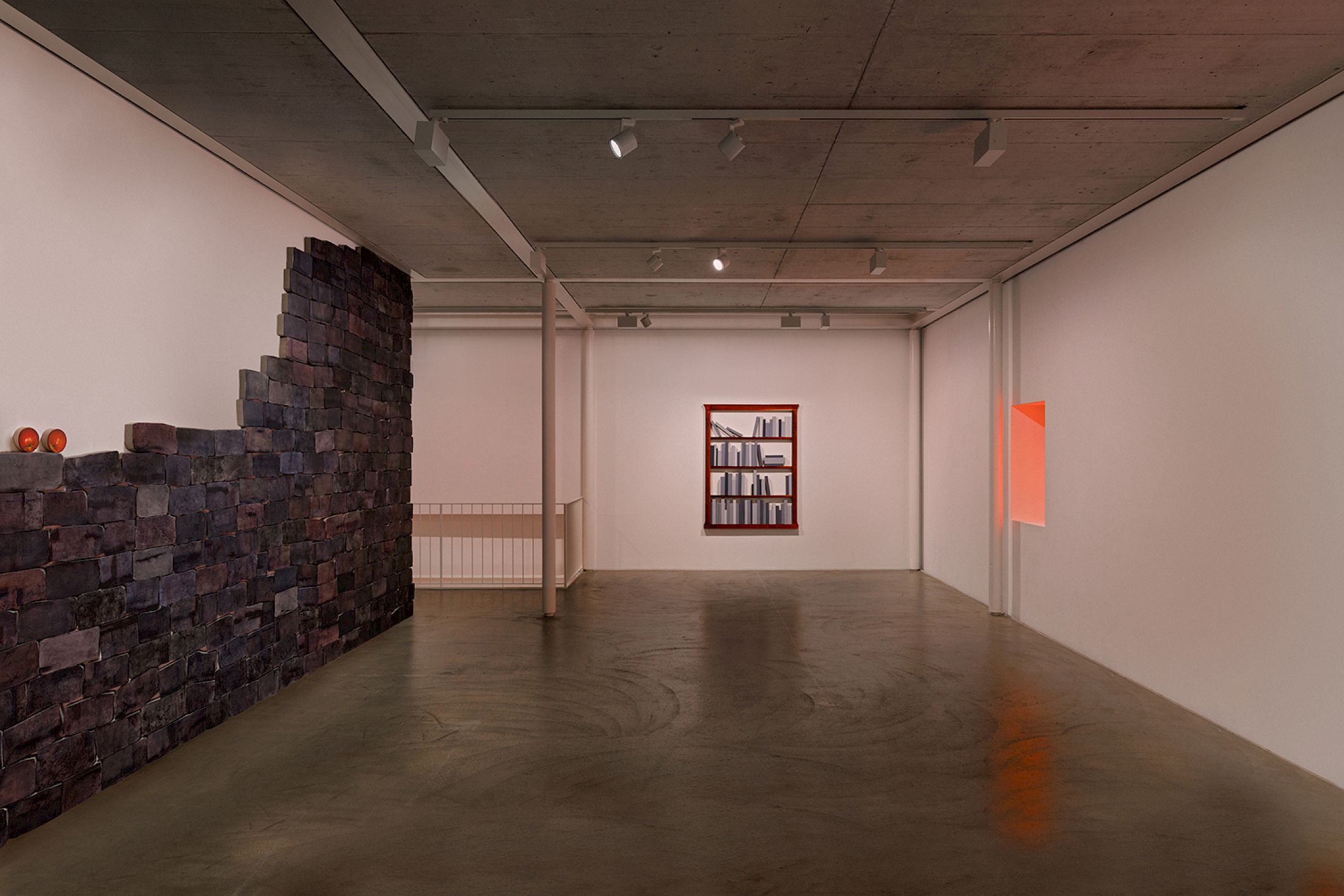 Exhibition View Solo Show Marius Steiger «Hermitage» at Kunst Raum Riehen, Basel, 2025 / Photo: Gina Folly / Courtesy: the artist and Blue Velvet, Zurich/Madrid