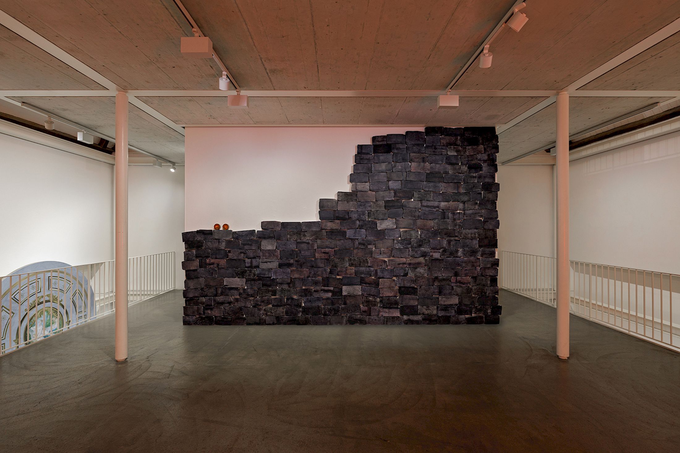 Exhibition View Solo Show Marius Steiger «Hermitage» at Kunst Raum Riehen, Basel, 2025 / Photo: Gina Folly / Courtesy: the artist and Blue Velvet, Zurich/Madrid