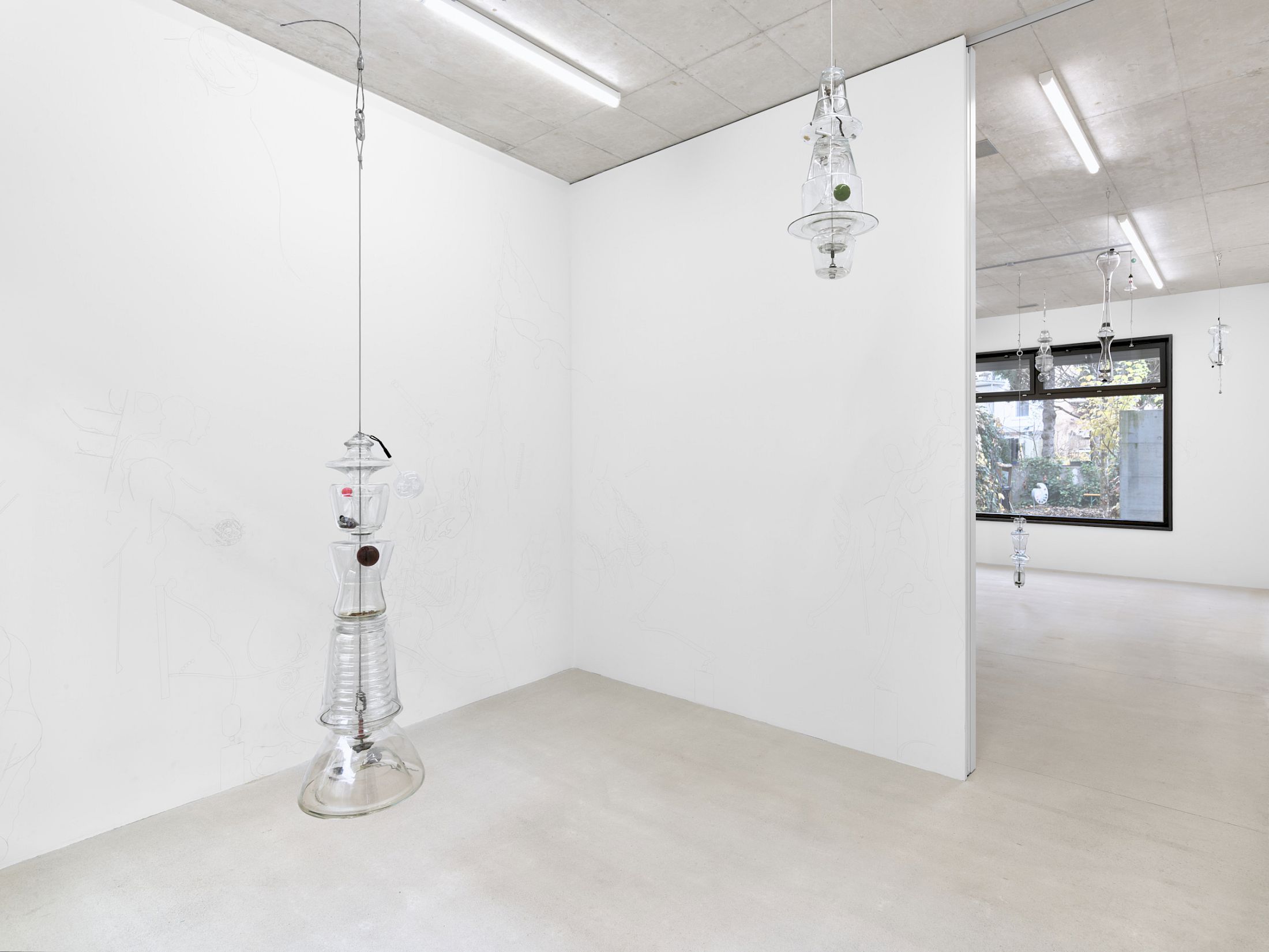 Exhibition View Solo Show Mathis Pfäffli «Meteora» at Damien and the Love Guru, Zurich, 2025-2026 / Photo: Felix Jungo / Courtesy: the artist and Damien and the Love Guru