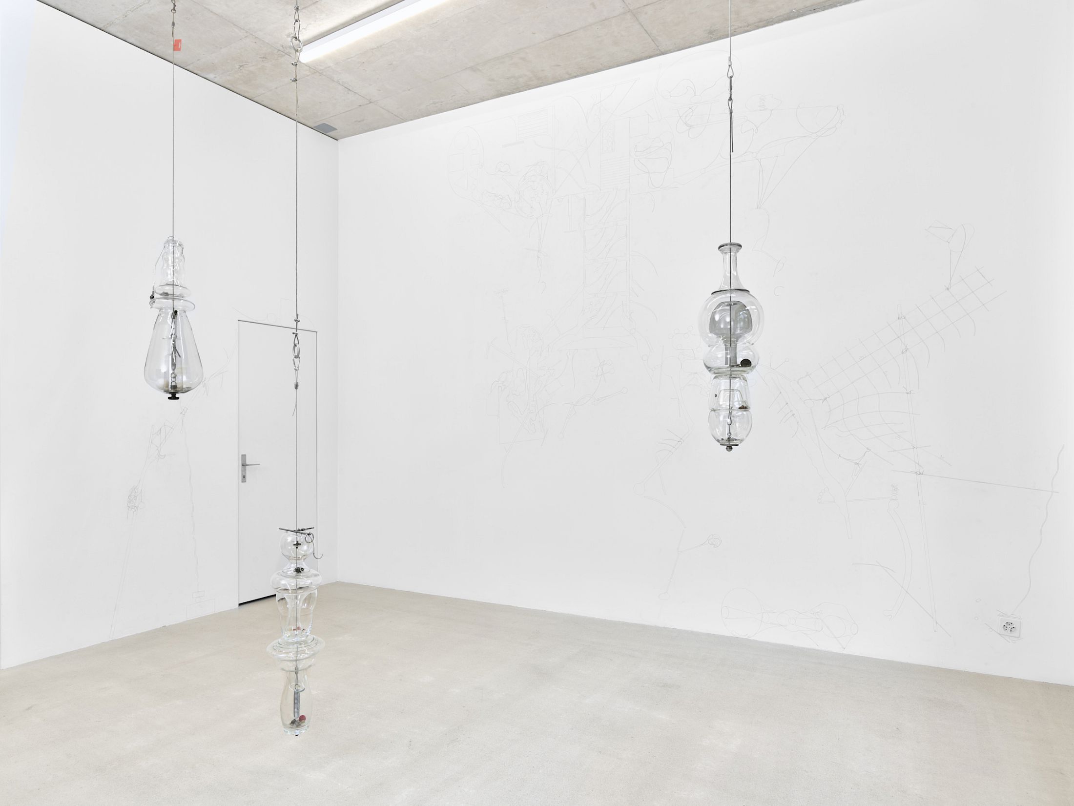 Exhibition View Solo Show Mathis Pfäffli «Meteora» at Damien and the Love Guru, Zurich, 2025-2026 / Photo: Felix Jungo / Courtesy: the artist and Damien and the Love Guru