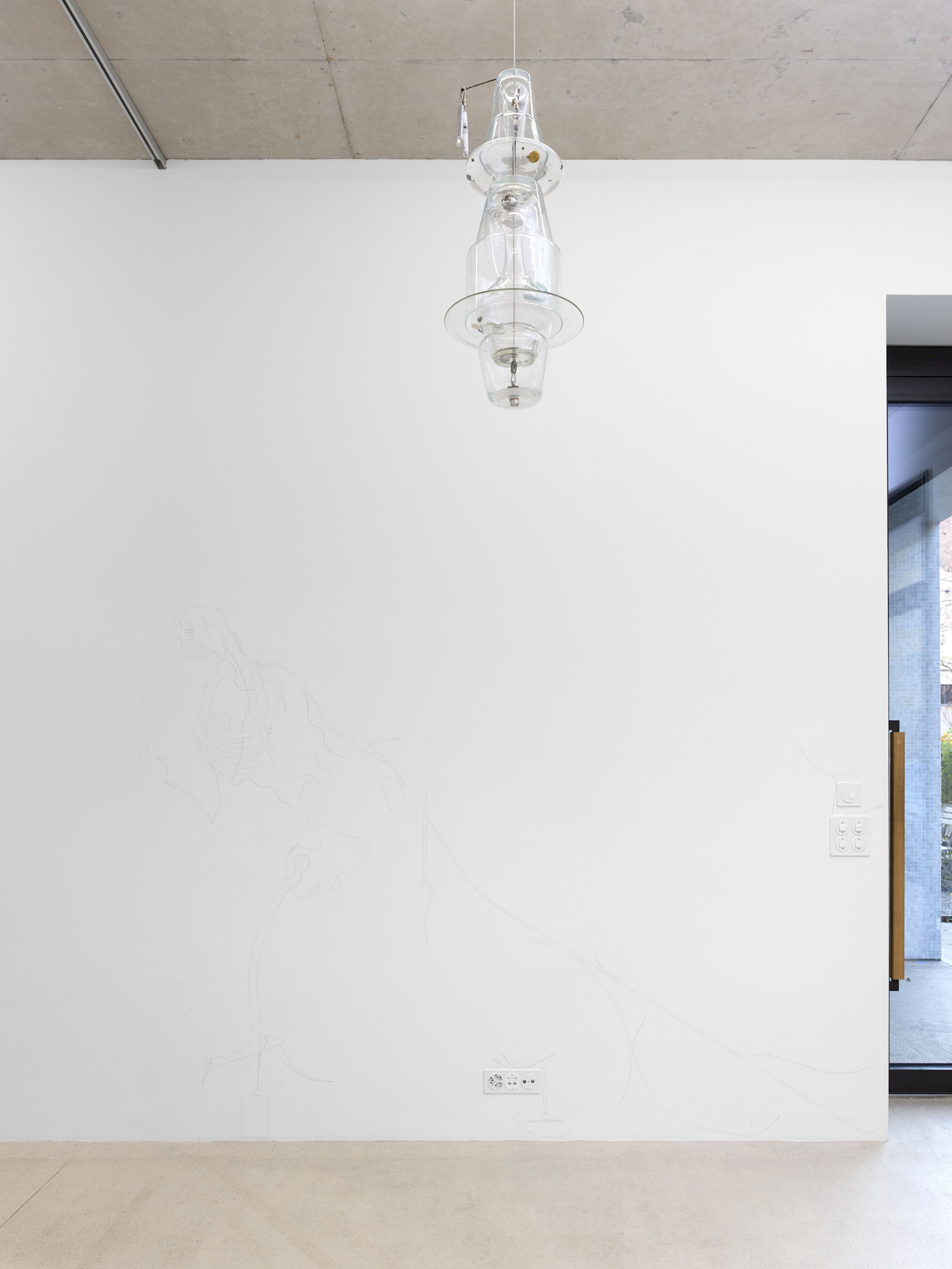 Exhibition View Solo Show Mathis Pfäffli «Meteora» at Damien and the Love Guru, Zurich, 2025-2026 / Photo: Felix Jungo / Courtesy: the artist and Damien and the Love Guru