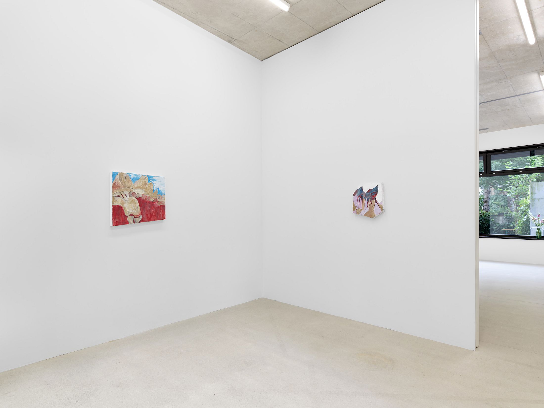 Exhibition View Solo Show Melanie Kitti «Reverse Cry» at Damien and the Love Guru, Zürich, 2025 / Photo: Felix Jungo / Courtesy: the artist and Damien and the Love Guru