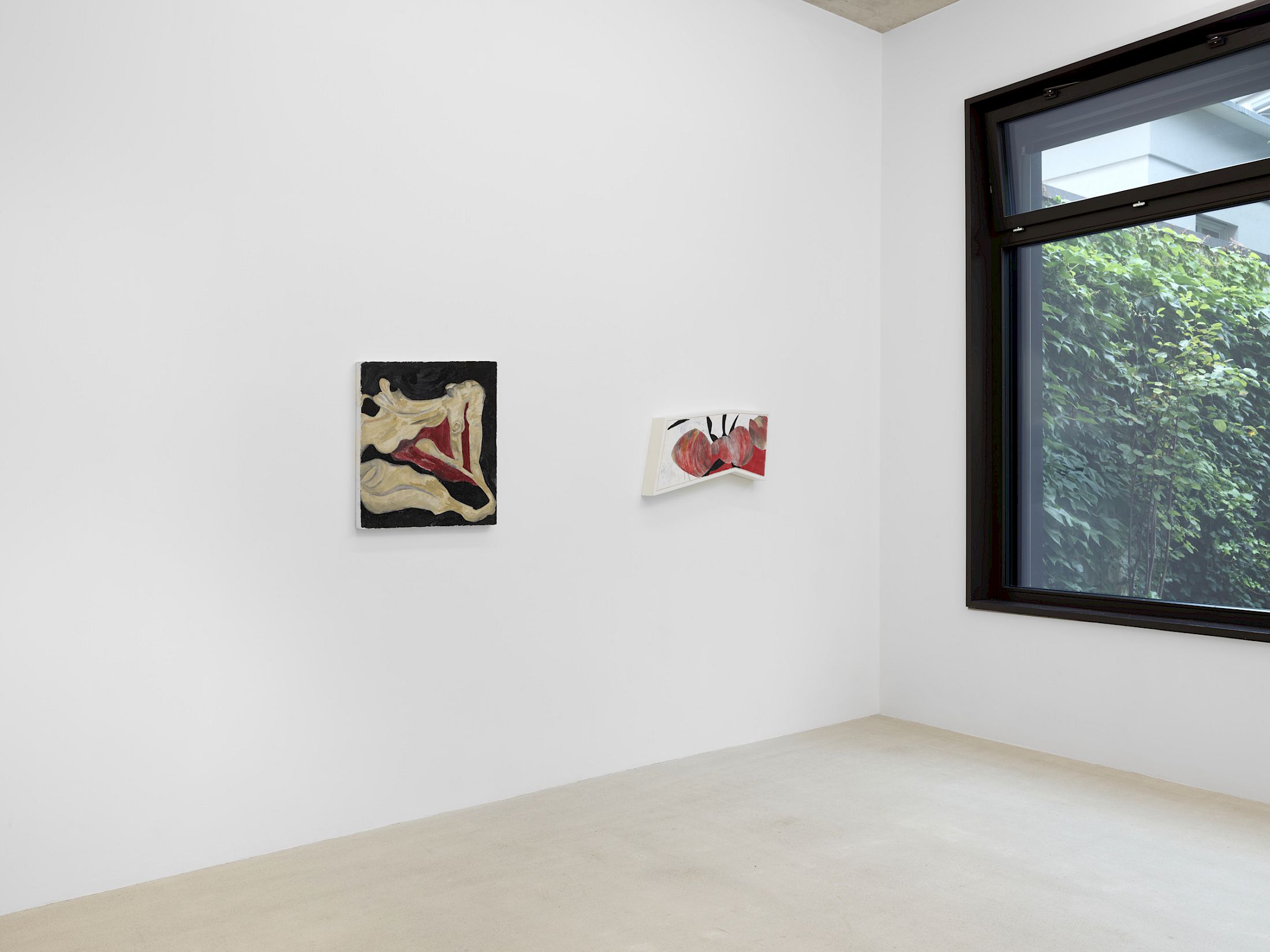 Exhibition View Solo Show Melanie Kitti «Reverse Cry» at Damien and the Love Guru, Zürich, 2025 / Photo: Felix Jungo / Courtesy: the artist and Damien and the Love Guru