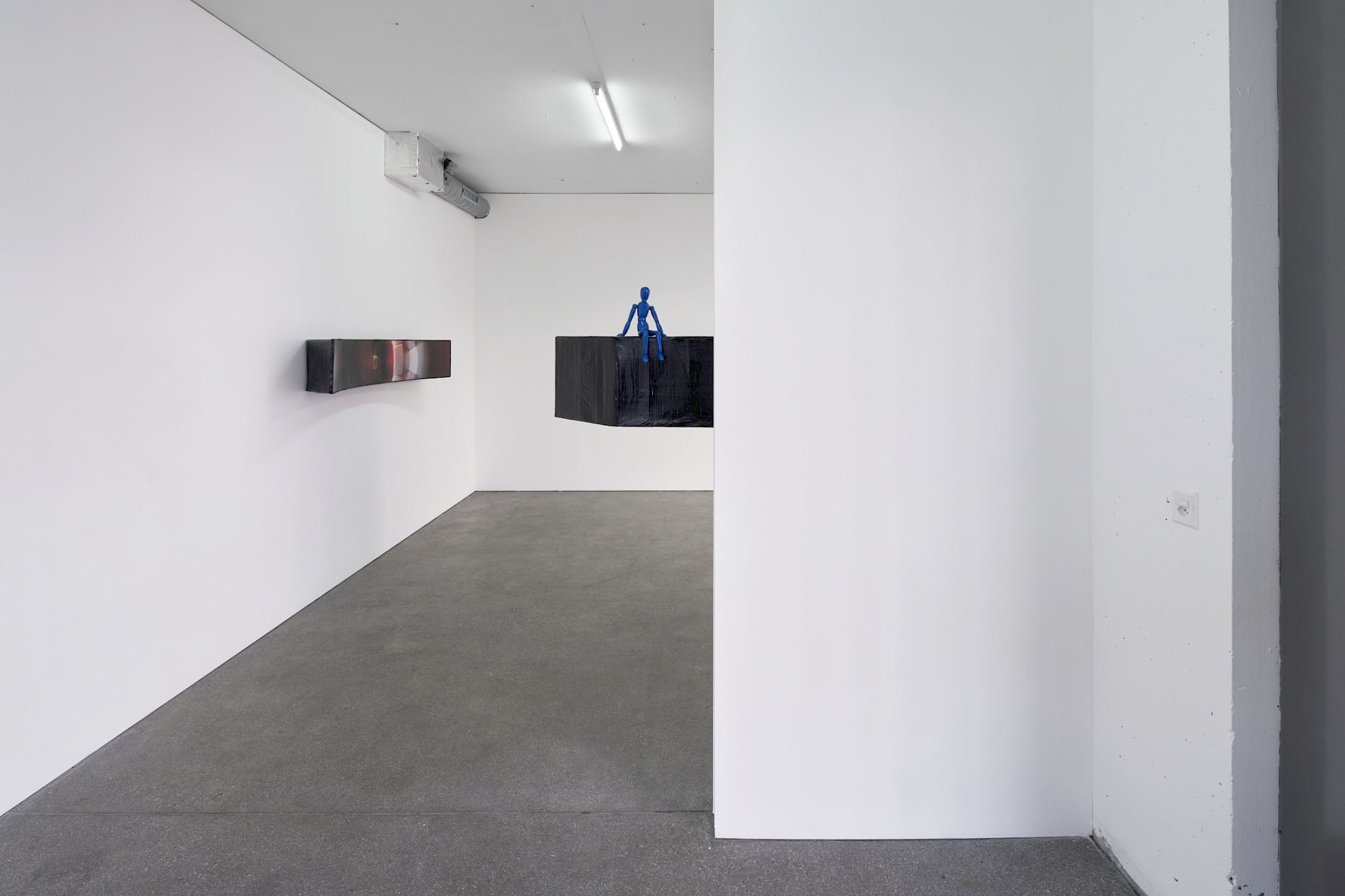 Exhibition View Solo Show Nearest Pond «One Eye Too Many» at Espace 3353, Carouge, 2026 / Photo: Guillaume Python / Courtesy: the artists and Espace 3353