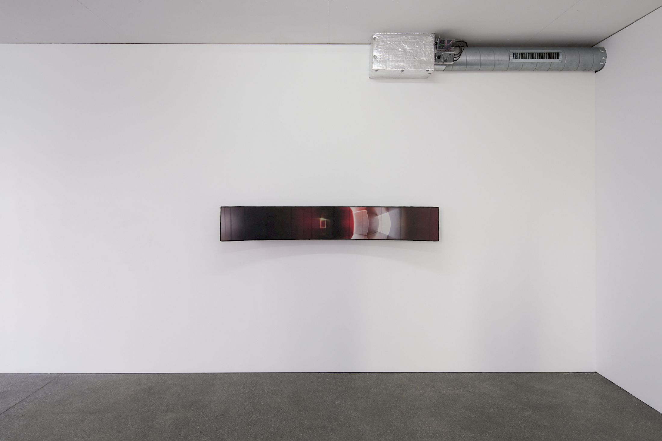 Exhibition View Solo Show Nearest Pond «One Eye Too Many ; view on One Eye Too Many, 2026, inkjet print on rice paper, cardboard, wood, paper, China ink, acrylic paint, varnish, Variable dimensions» at Espace 3353, Carouge, 2026 / Photo: Guillaume Python / Courtesy: the artists and Espace 3353