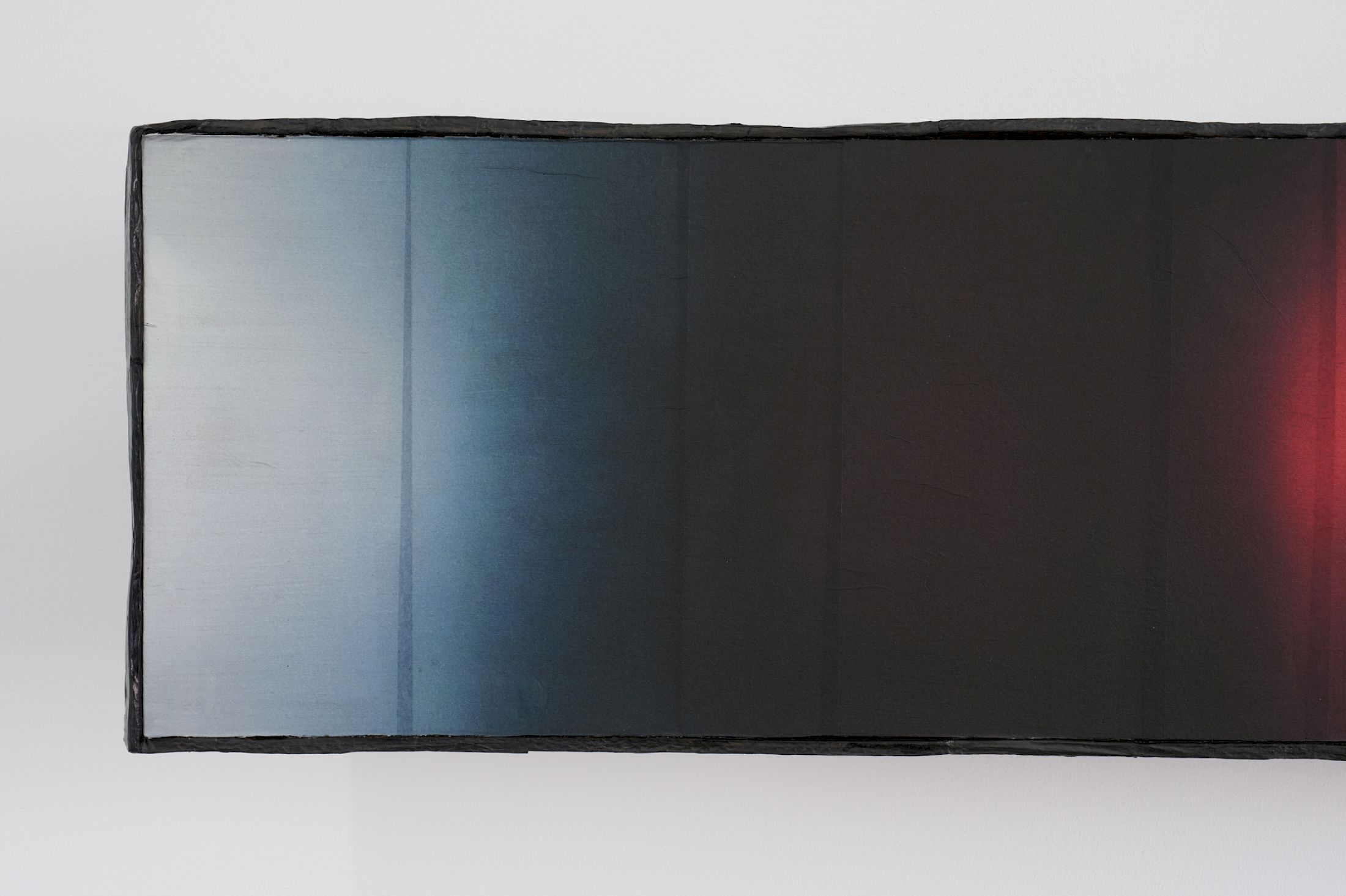 Exhibition View Solo Show Nearest Pond «One Eye Too Many ; view on One Eye Too Many, 2026, inkjet print on rice paper, cardboard, wood, paper, China ink, acrylic paint, varnish, Variable dimensions» at Espace 3353, Carouge, 2026 / Photo: Guillaume Python / Courtesy: the artists and Espace 3353