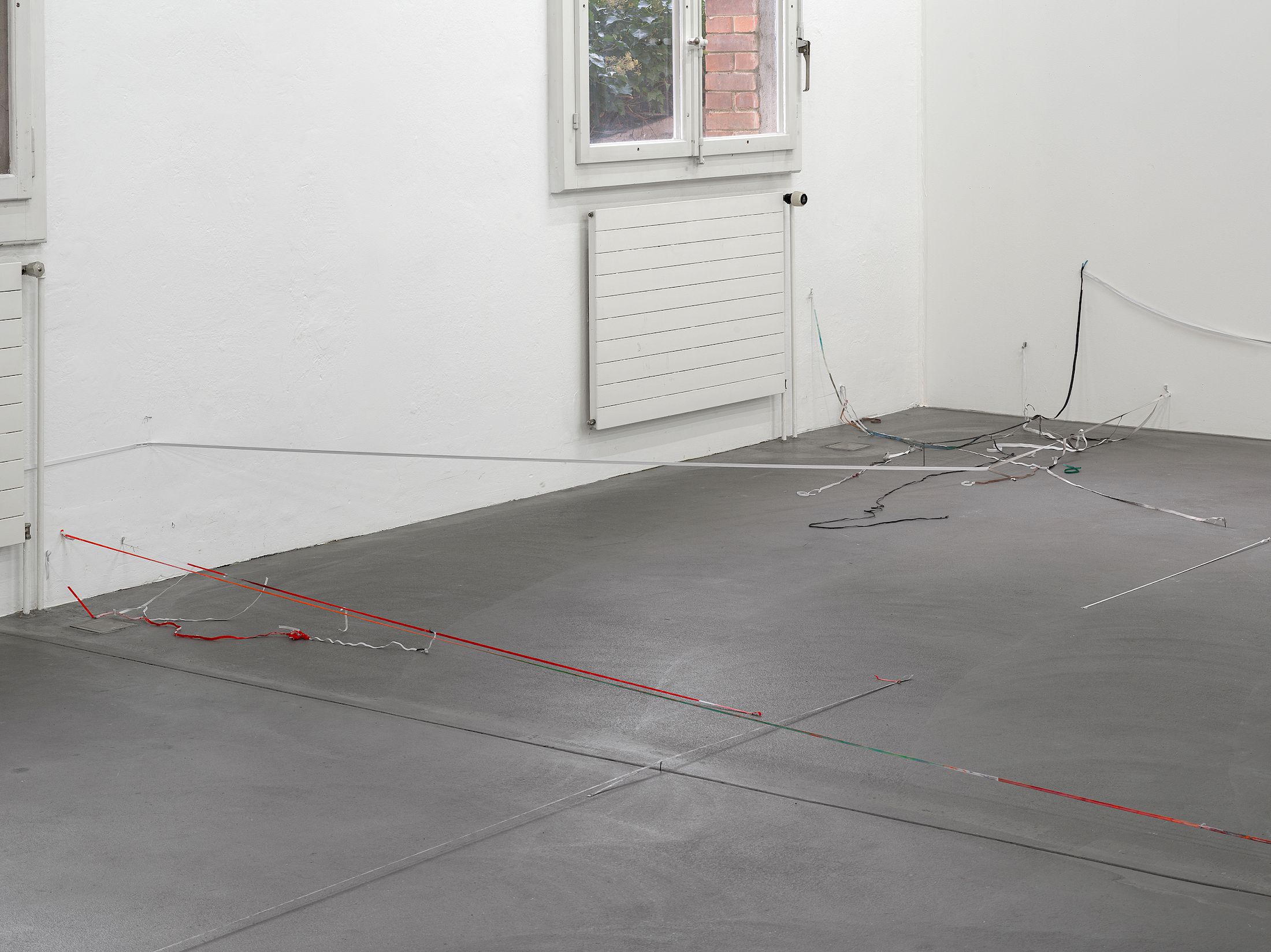 Exhibition View Solo Show Olga Balema «The bizarre space of complex numbers» at Kunsthalle Friart Fribourg, 2025-2026 / Photo: Cedric Mussano / Courtesy: the artist and Kunsthalle Friart Fribourg