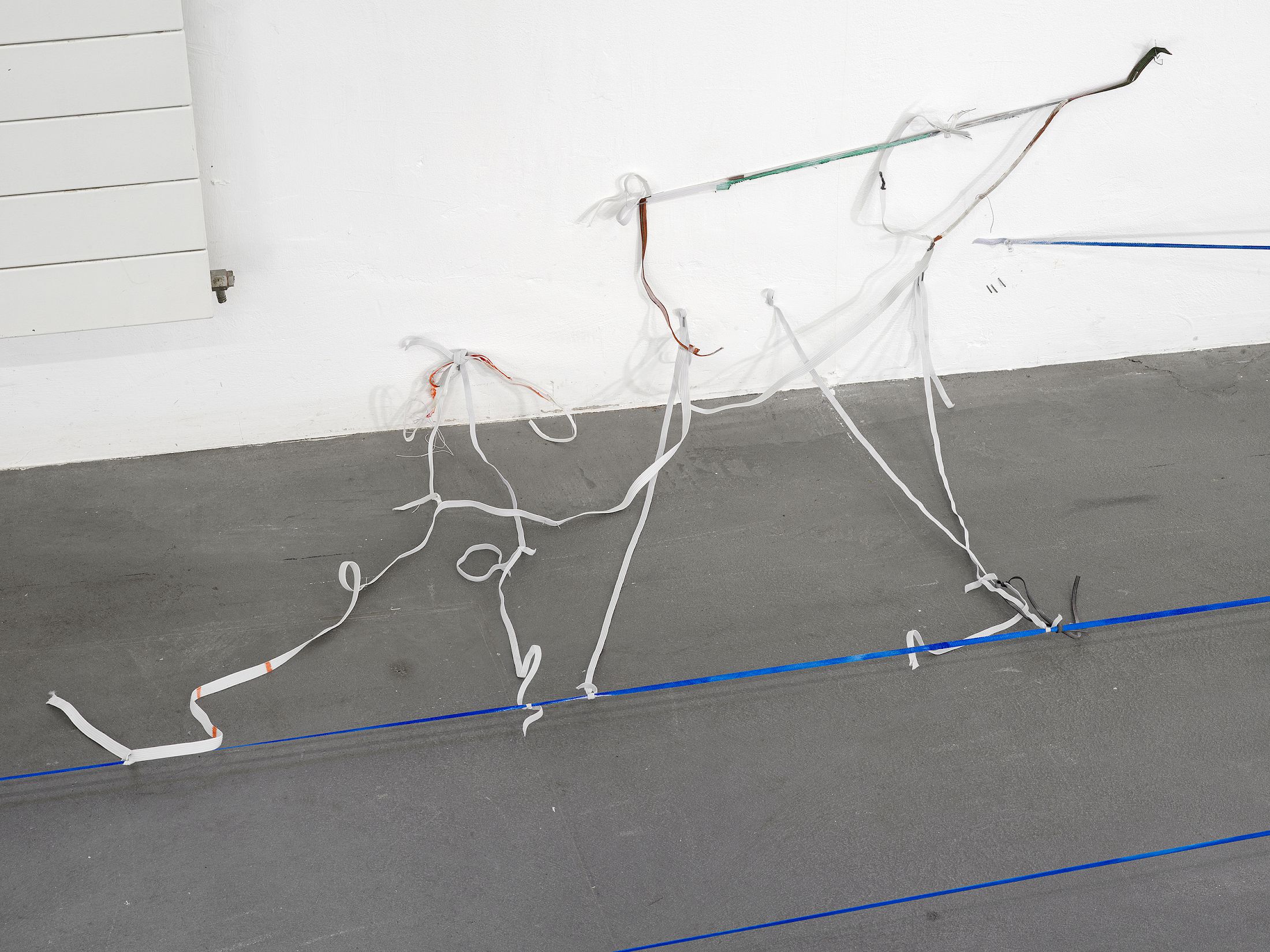 Exhibition View Solo Show Olga Balema «The bizarre space of complex numbers ; view on 37 (2025), detail» at Kunsthalle Friart Fribourg, 2025-2026 / Photo: Cedric Mussano / Courtesy: the artist and Kunsthalle Friart Fribourg