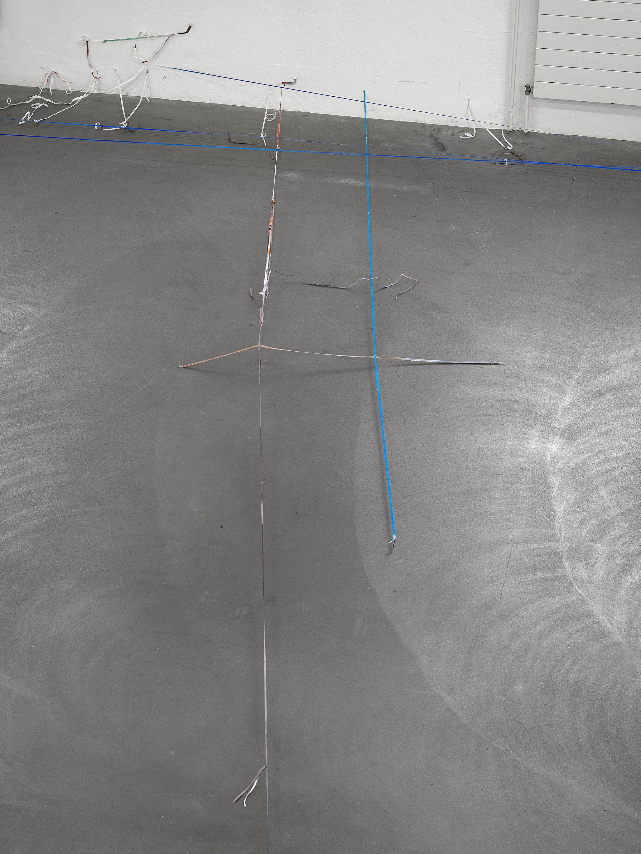 Exhibition View Solo Show Olga Balema «The bizarre space of complex numbers» at Kunsthalle Friart Fribourg, 2025-2026 / Photo: Cedric Mussano / Courtesy: the artist and Kunsthalle Friart Fribourg