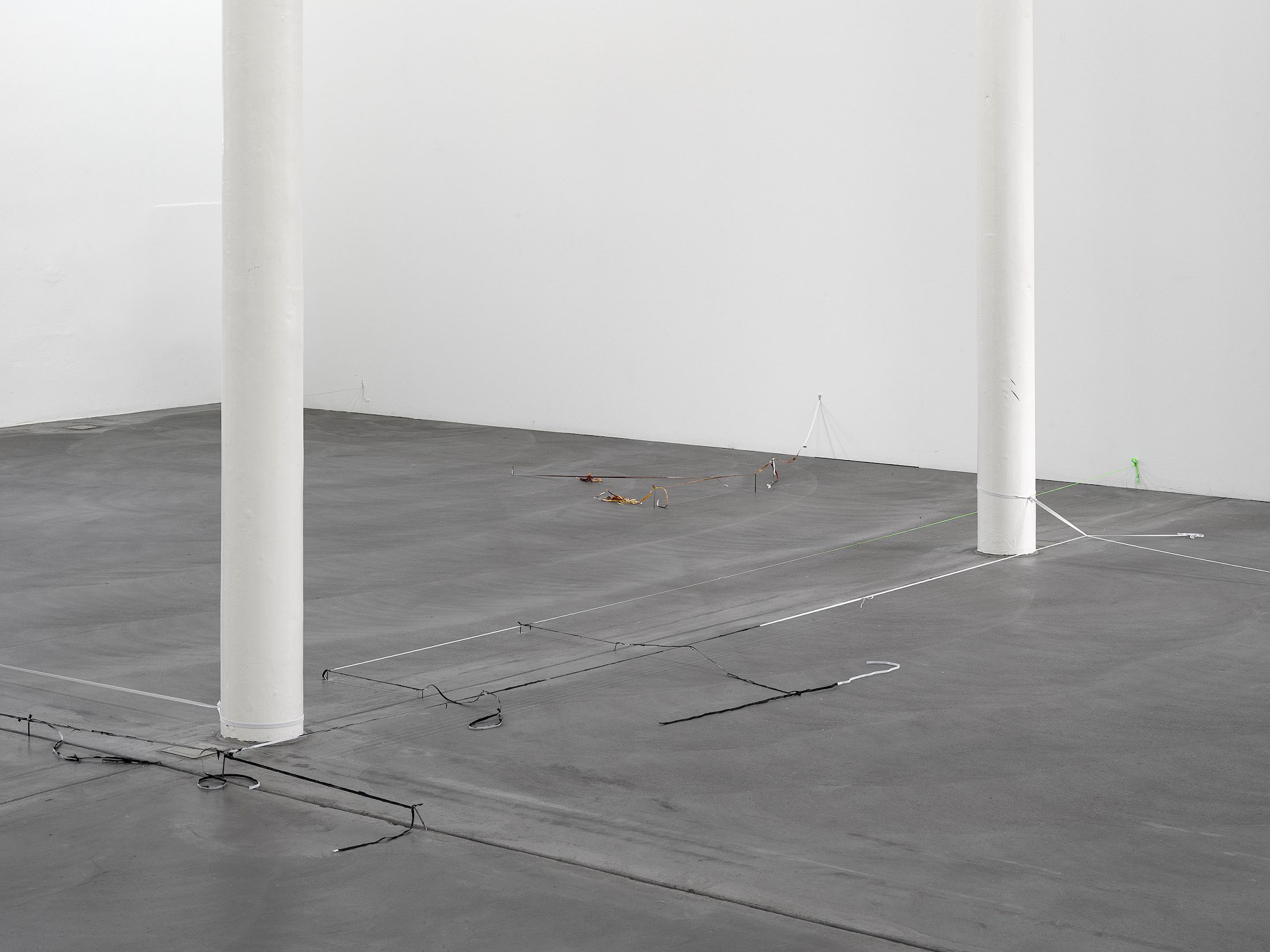 Exhibition View Solo Show Olga Balema «The bizarre space of complex numbers» at Kunsthalle Friart Fribourg, 2025-2026 / Photo: Cedric Mussano / Courtesy: the artist and Kunsthalle Friart Fribourg