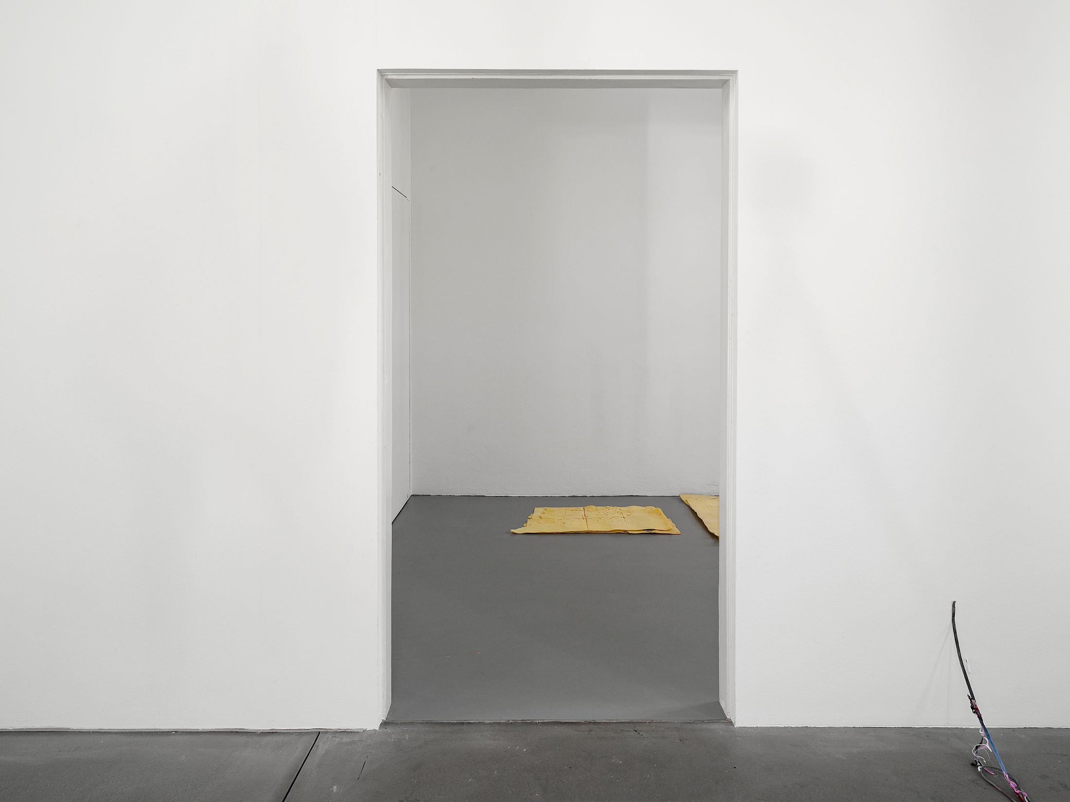 Exhibition View Solo Show Olga Balema «The bizarre space of complex numbers» at Kunsthalle Friart Fribourg, 2025-2026 / Photo: Cedric Mussano / Courtesy: the artist and Kunsthalle Friart Fribourg