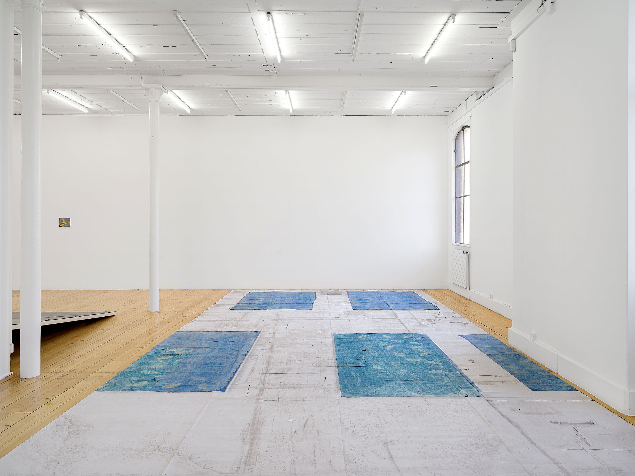 Exhibition View Solo Show Olga Balema «The bizarre space of complex numbers» at Kunsthalle Friart Fribourg, 2025-2026 / Photo: Cedric Mussano / Courtesy: the artist and Kunsthalle Friart Fribourg