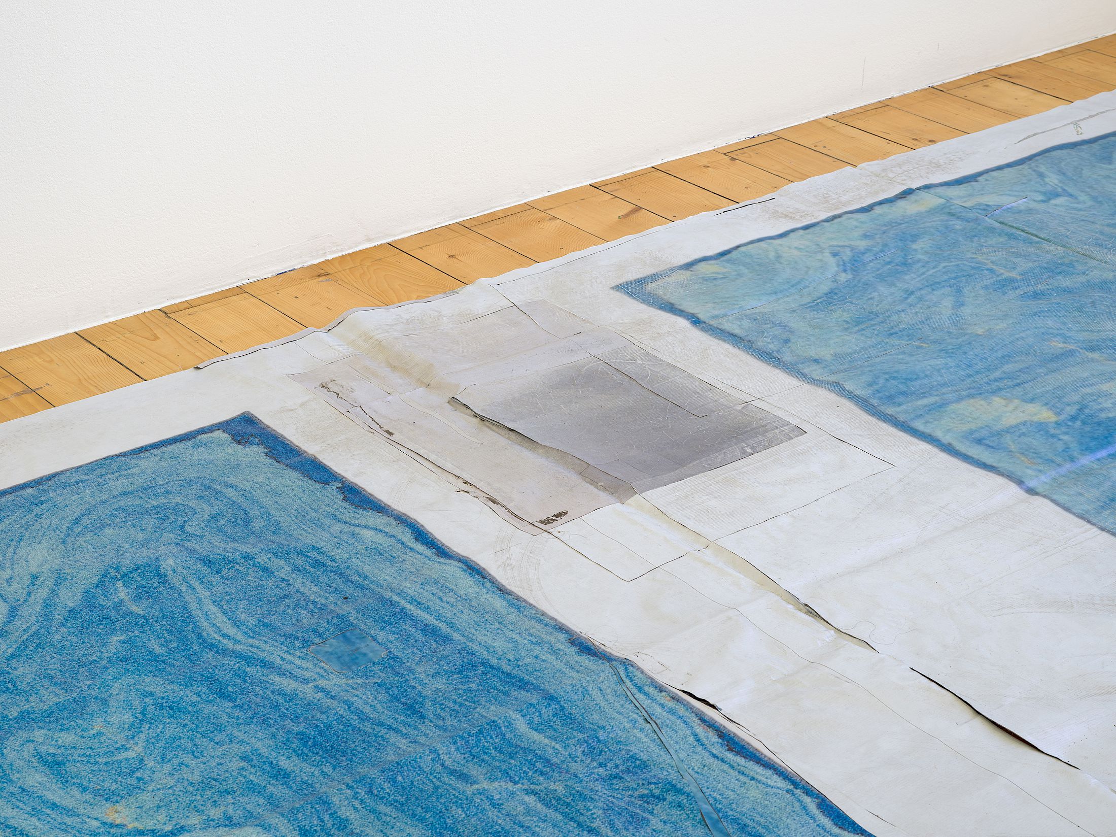 Exhibition View Solo Show Olga Balema «The bizarre space of complex numbers ; view on Computer (2021), detail» at Kunsthalle Friart Fribourg, 2025-2026 / Photo: Cedric Mussano / Courtesy: the artist and Kunsthalle Friart Fribourg