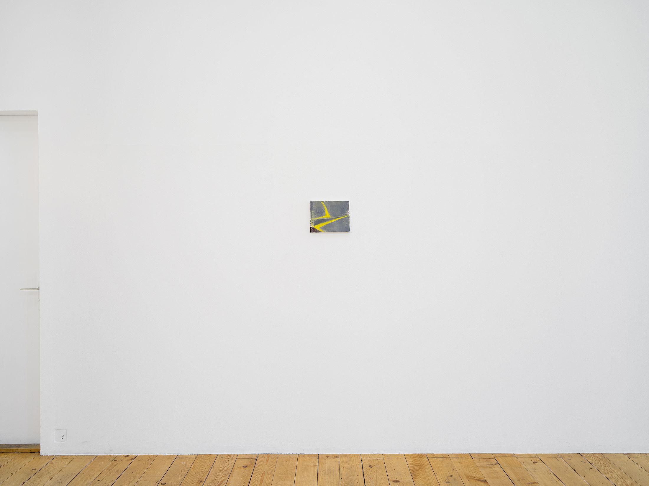 Exhibition View Solo Show Olga Balema «The bizarre space of complex numbers ; view on Untitled (2023)» at Kunsthalle Friart Fribourg, 2025-2026 / Photo: Cedric Mussano / Courtesy: the artist and Kunsthalle Friart Fribourg